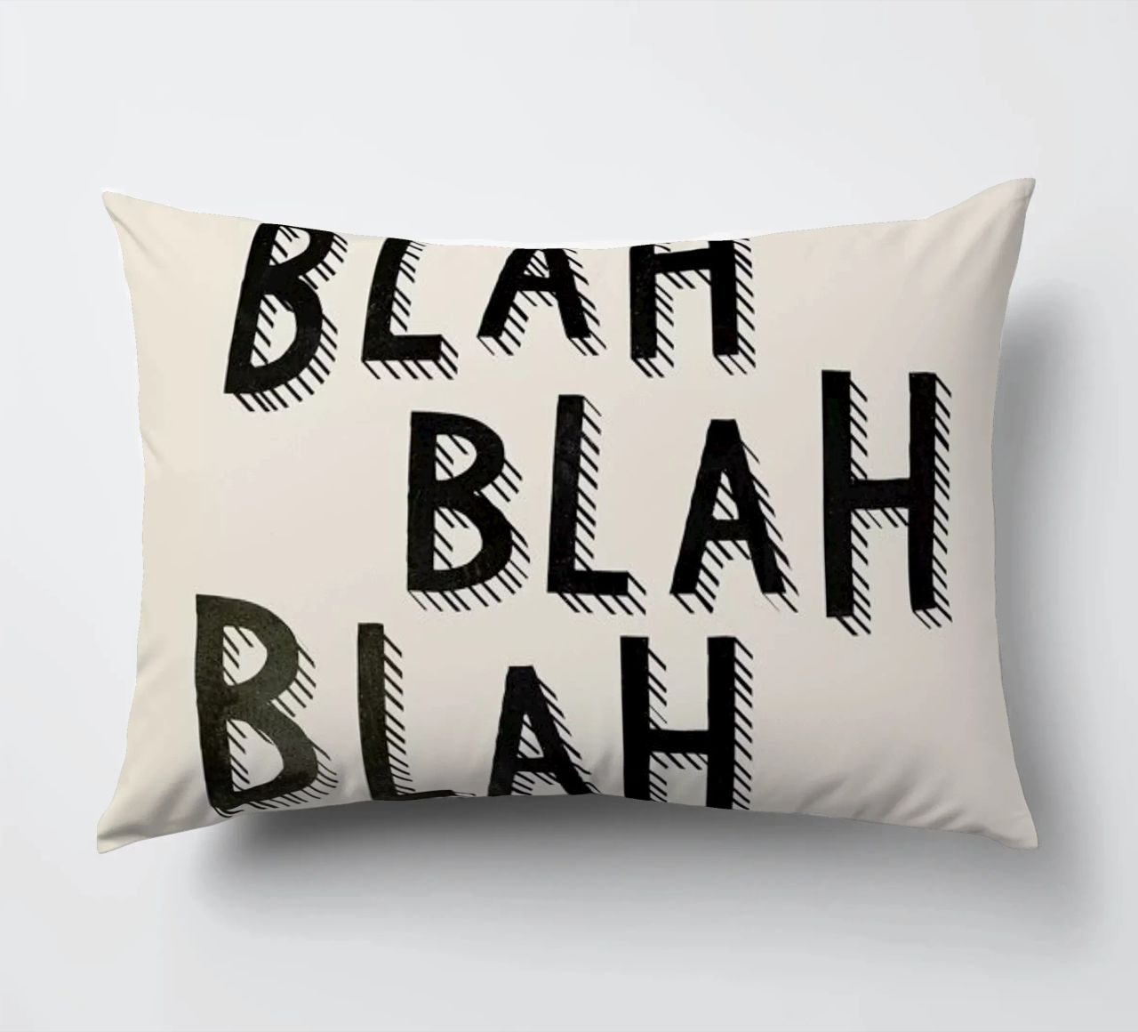 Blah Blah Blah cuscino da Kind of Style