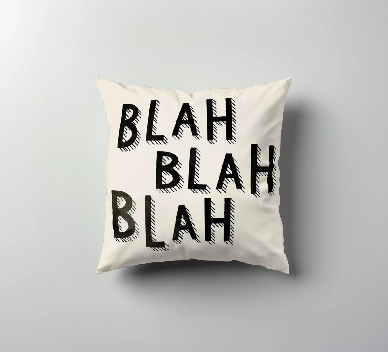 Blah Blah Blah cuscino da Kind of Style