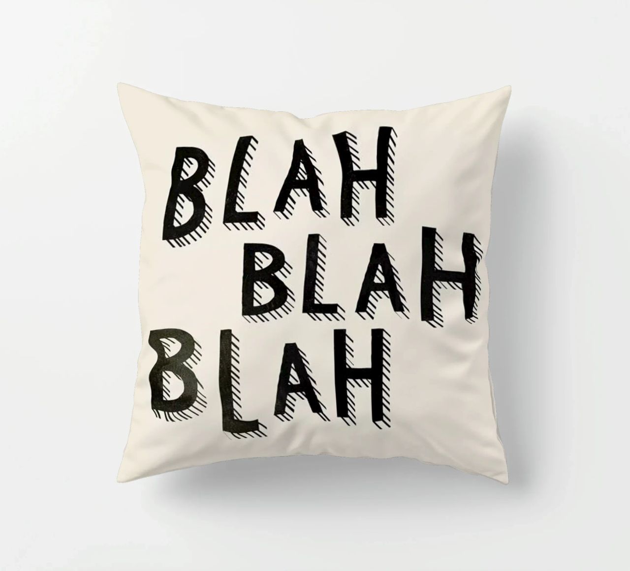 Blah Blah Blah cuscino da Kind of Style