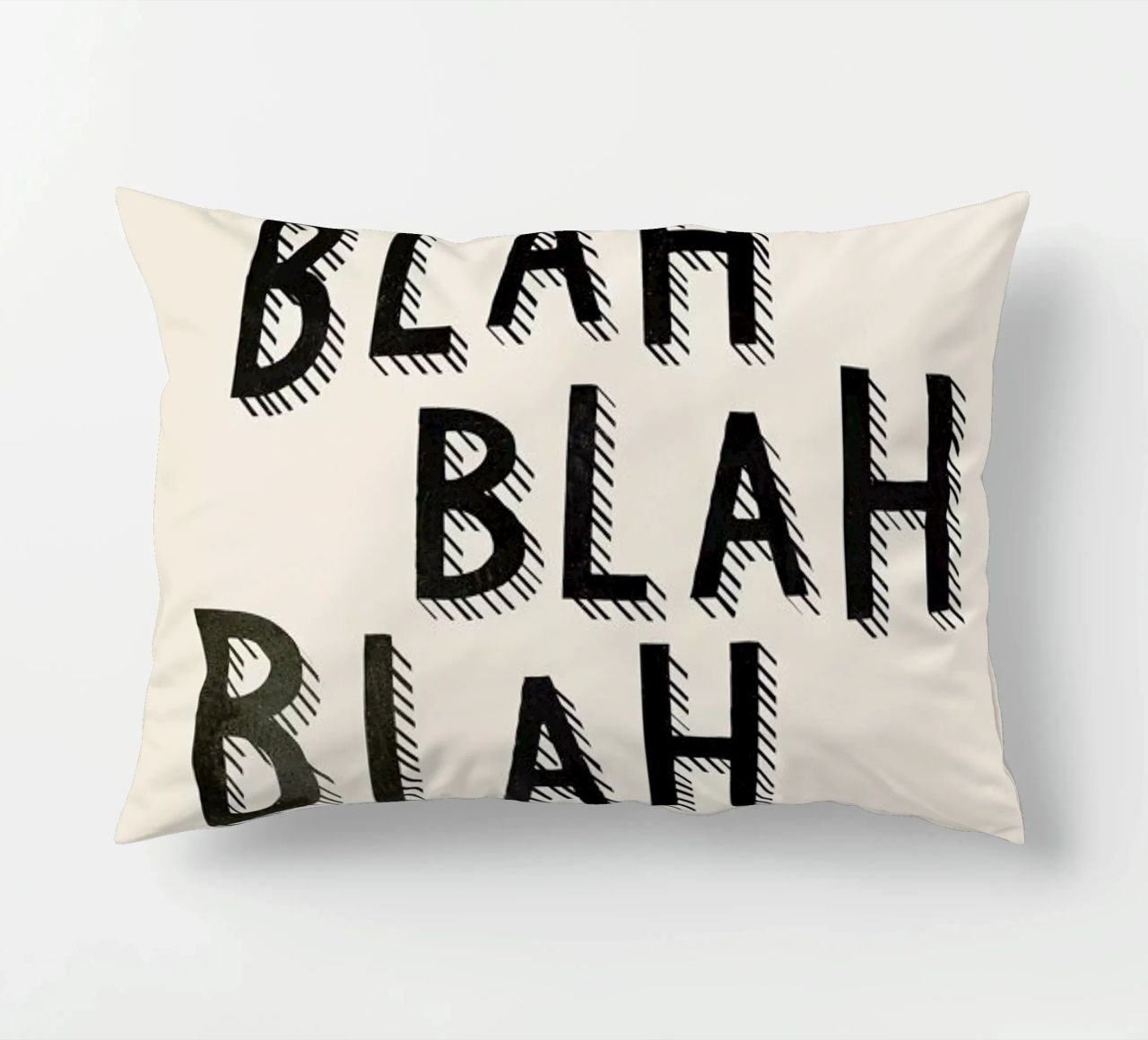 Blah Blah Blah cuscino da Kind of Style