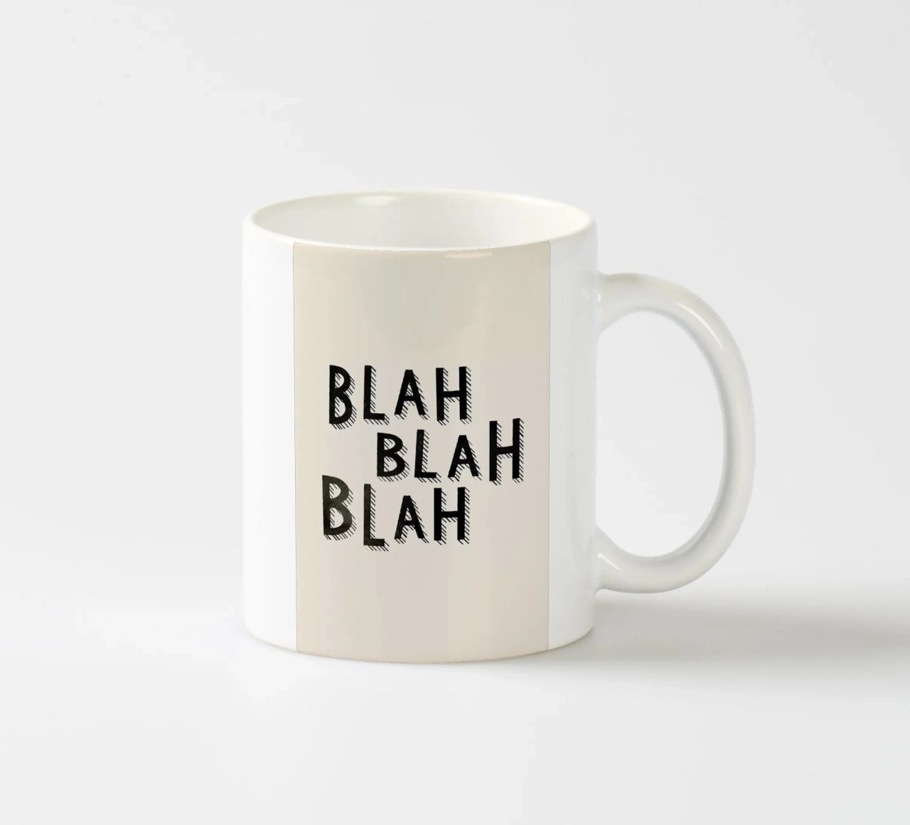 Blah Blah Blah tazza in ceramica da Kind of Style