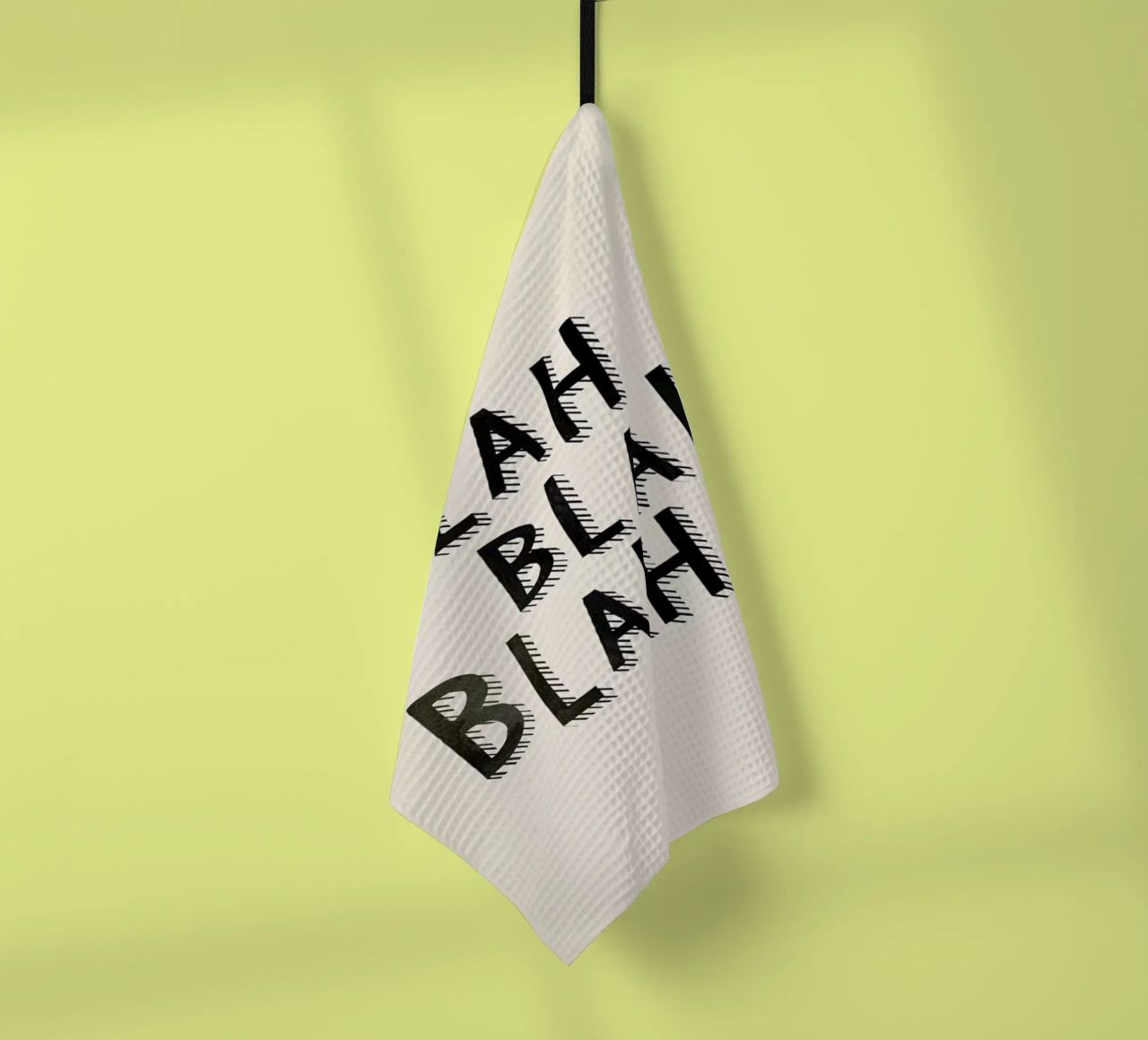 Blah Blah Blah Geschirrtuch von Kind of Style