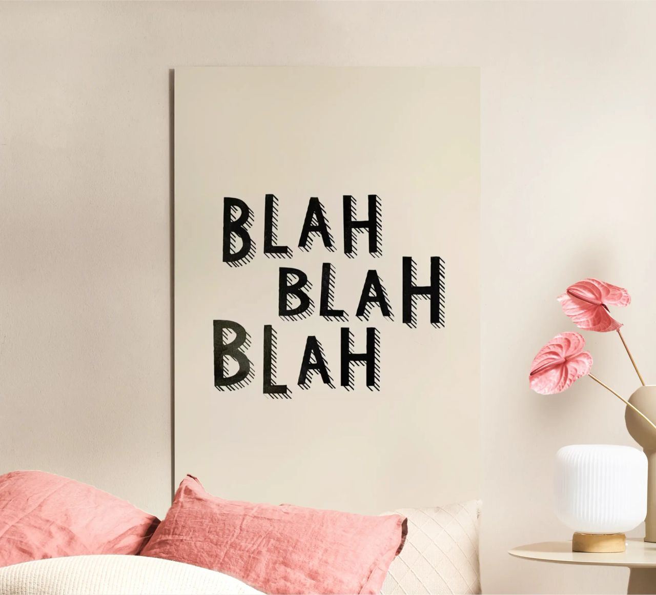 Blah Blah Blah alluminio dibond da Kind of Style