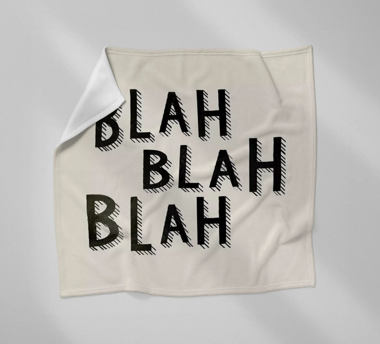 Blah Blah Blah coperta in pile da Kind of Style