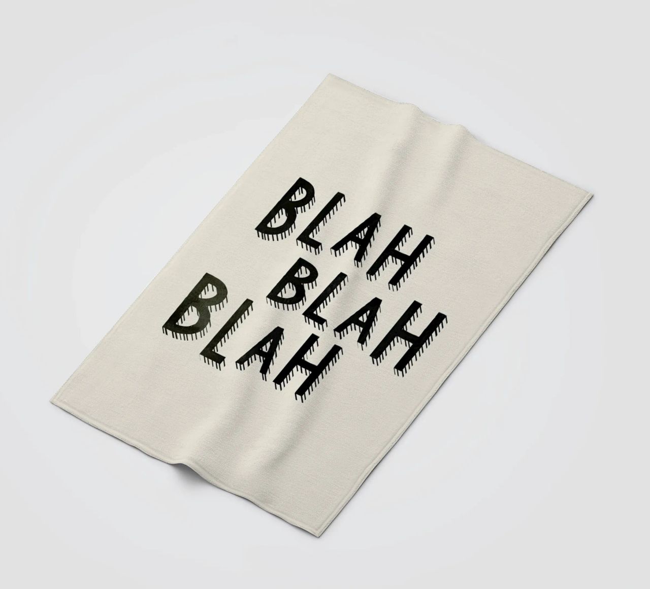 Blah Blah Blah coperta in pile da Kind of Style