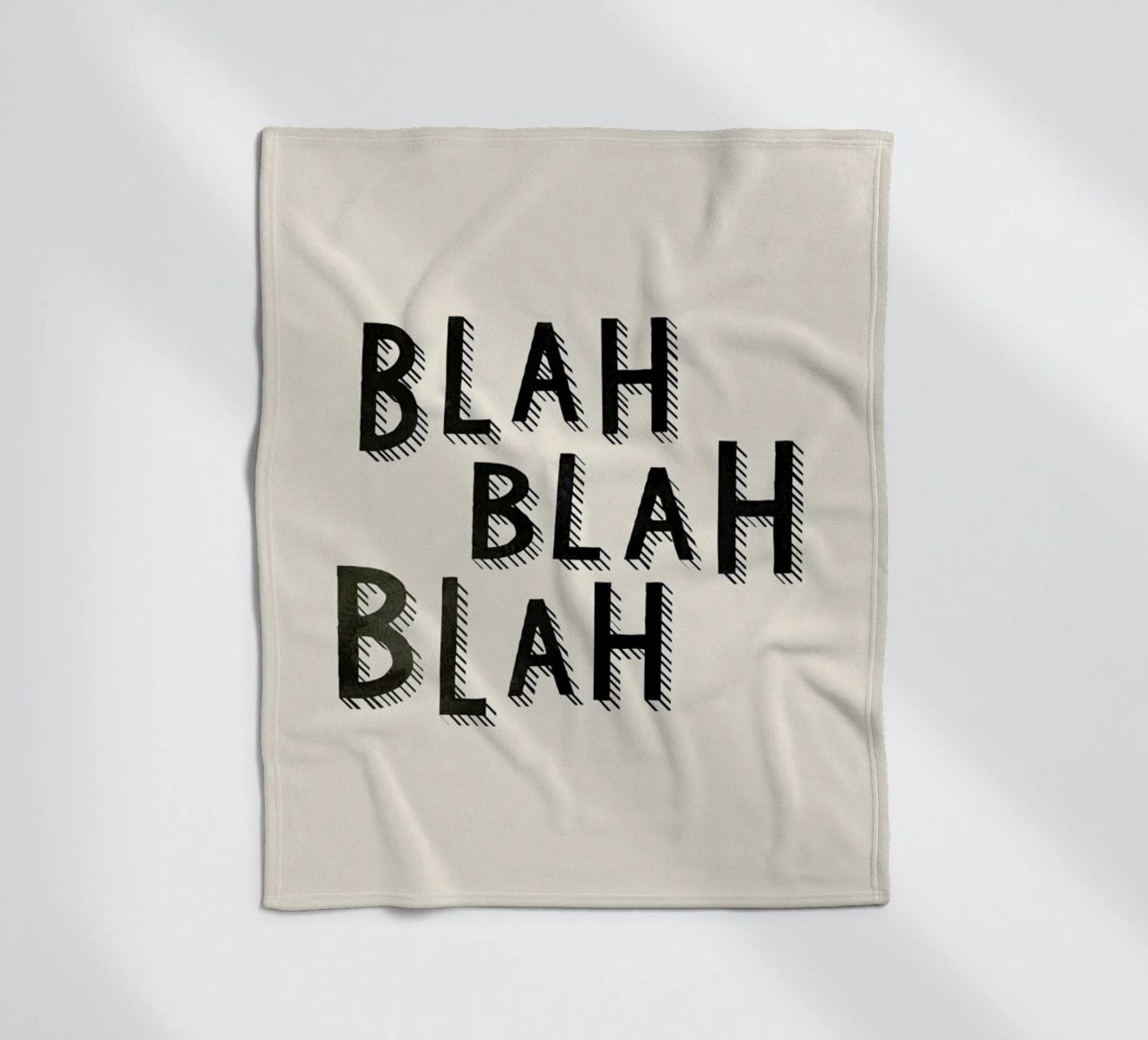 Blah Blah Blah coperta in pile da Kind of Style