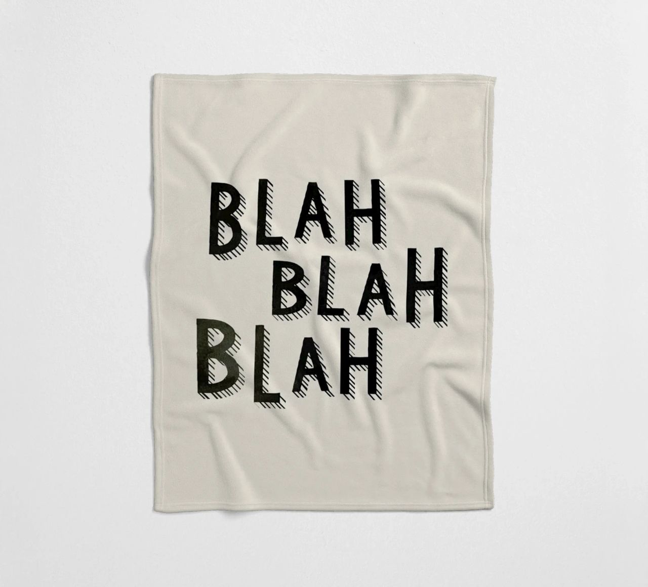 Blah Blah Blah coperta in pile da Kind of Style