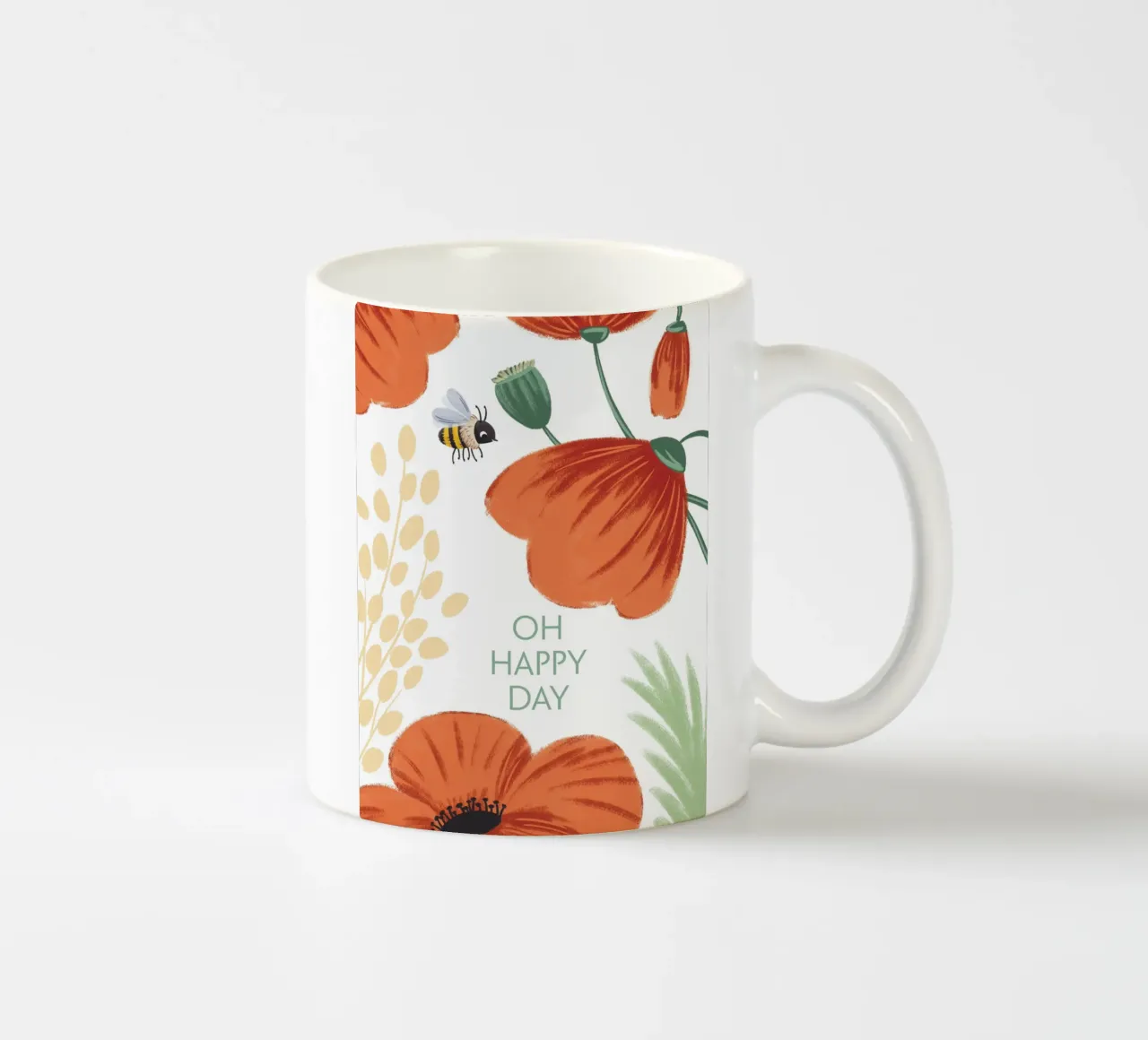 oh happy day tazza in ceramica da VIERUNDFÜNFZIG