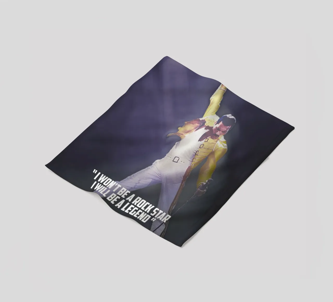I won't be a rock star - I will be a legend fleece blanket by Gunawan Rb