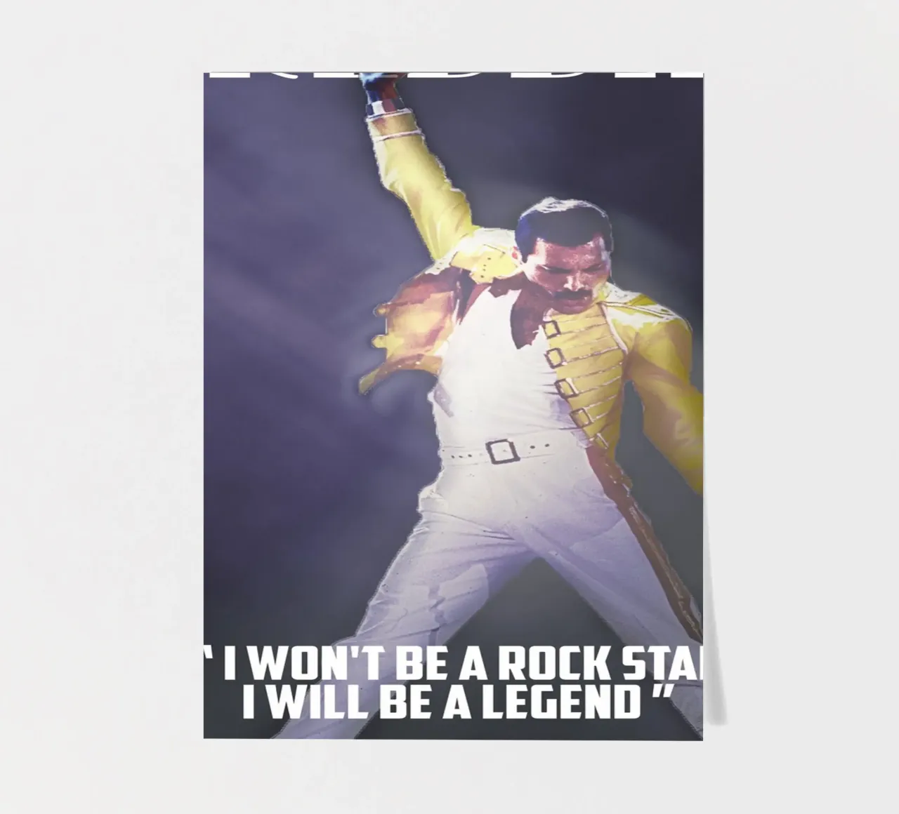 Ich werde kein Rockstar sein - ich werde eine Legende sein Stickerbogen von Gunawan Rb