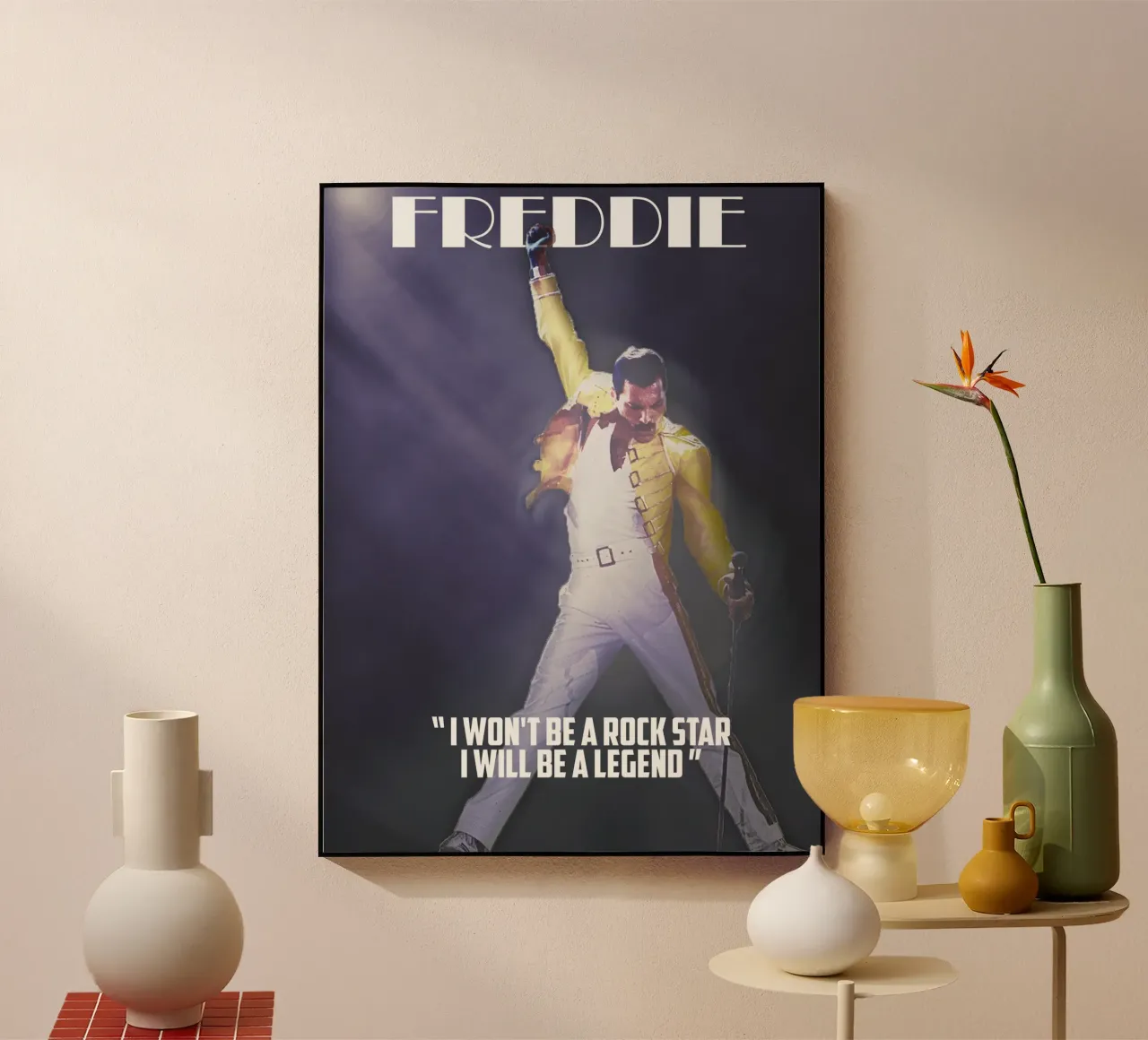 Non sarò una rockstar, sarò una leggenda plexiglass da Gunawan Rb