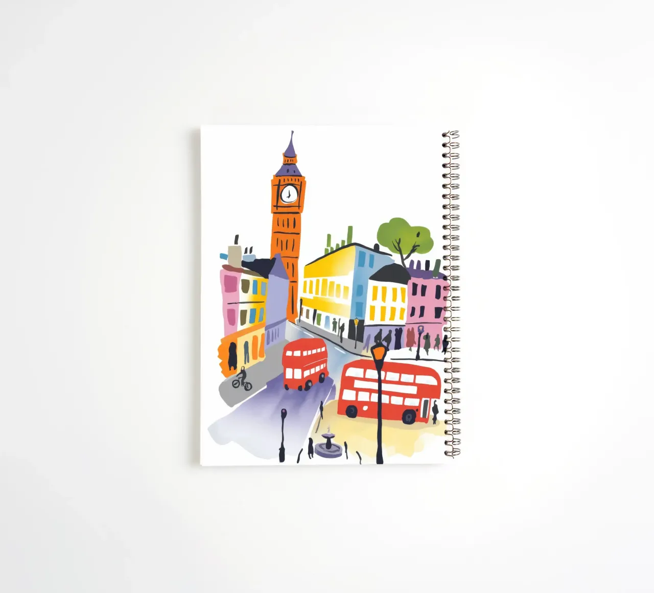 Urban Vibrance spiral notebook by Artie Shifa