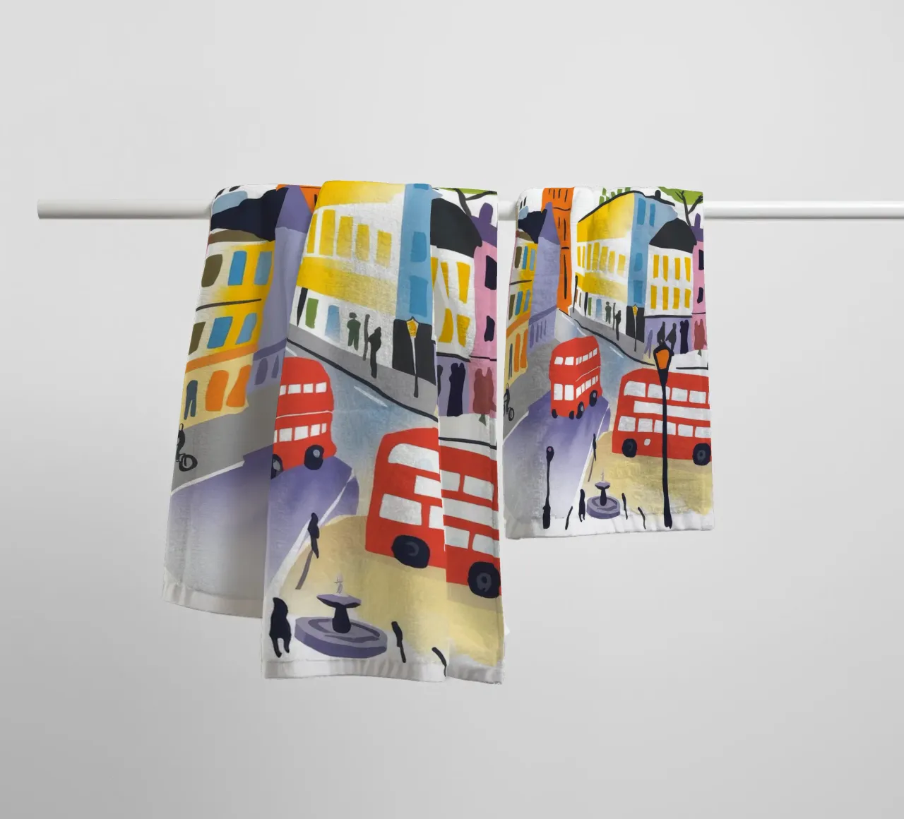 Urban Vibrance towel by Artie Shifa