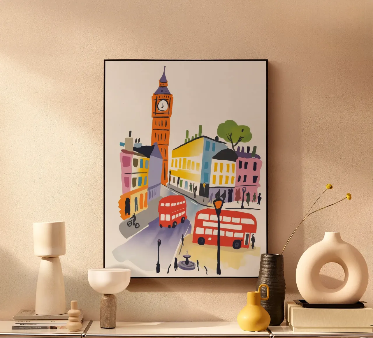 Urban Vibrance acrylic glass by Artie Shifa