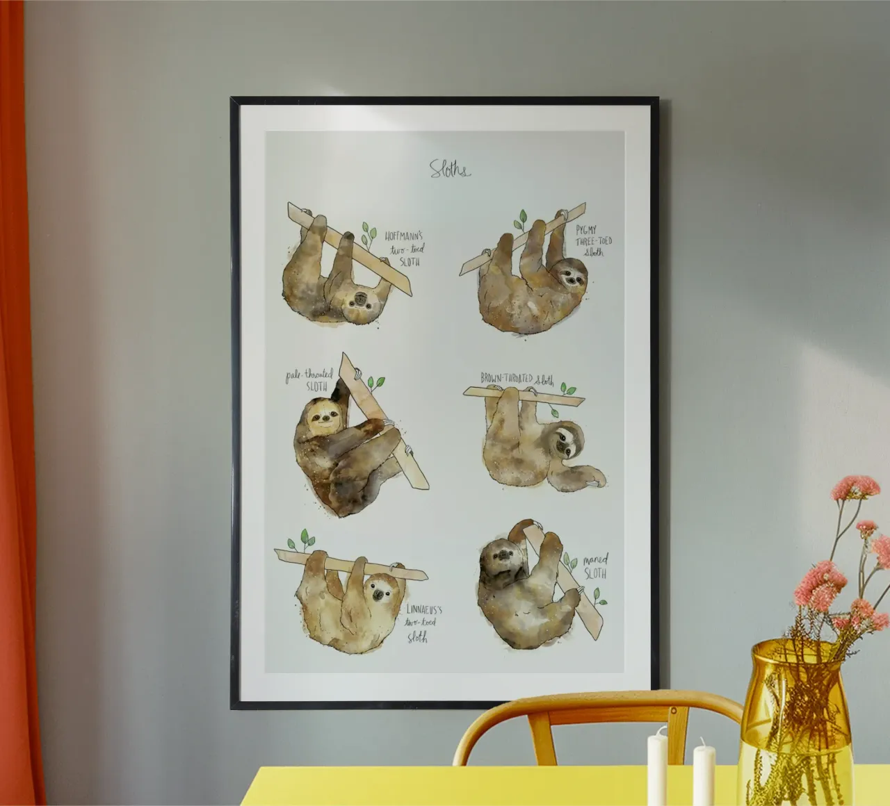 Sloths poster da Amy Hamilton