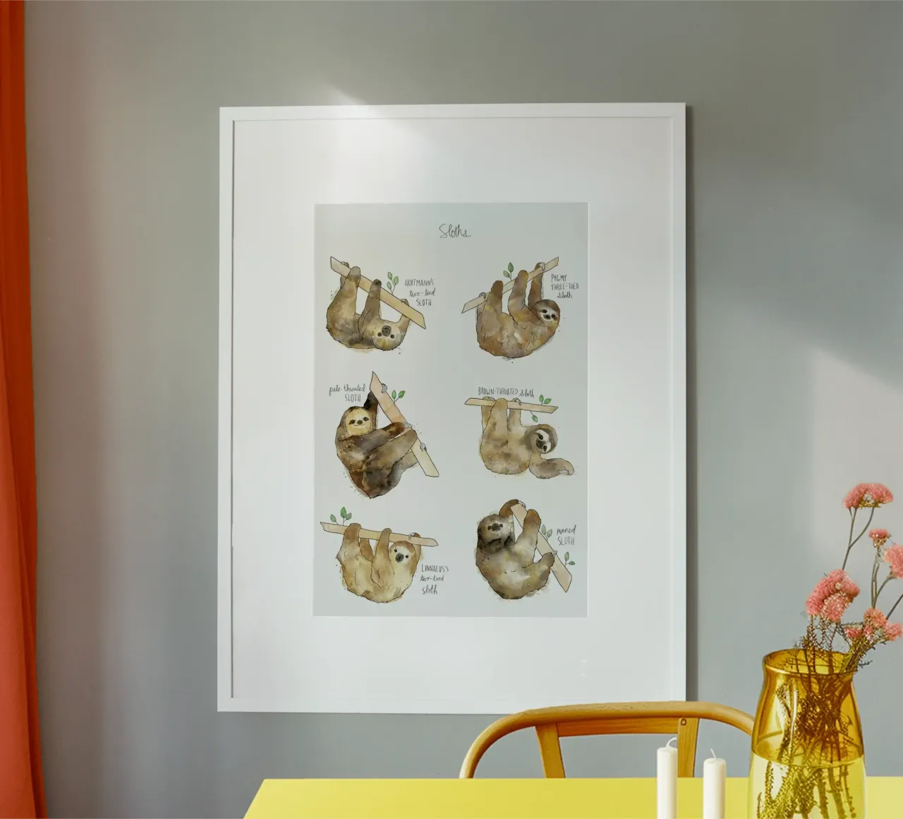 Sloths poster da Amy Hamilton