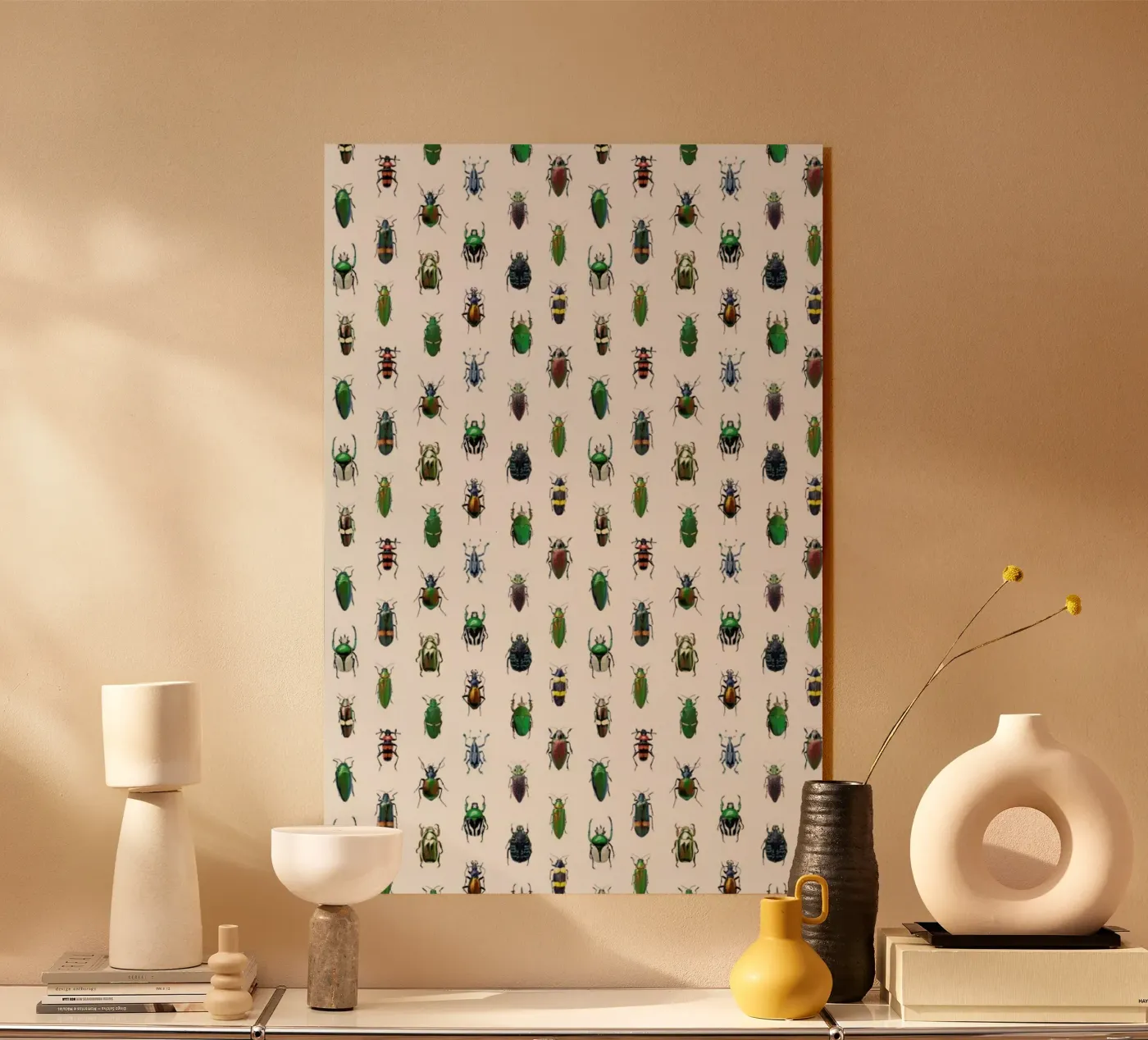 Beetles acrylic glass by Curious Collections by Marielle Leenders