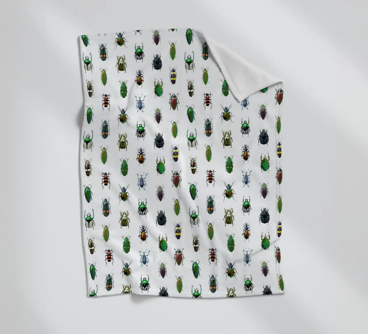 Beetles fleecedeken van Curious Collections by Marielle Leenders