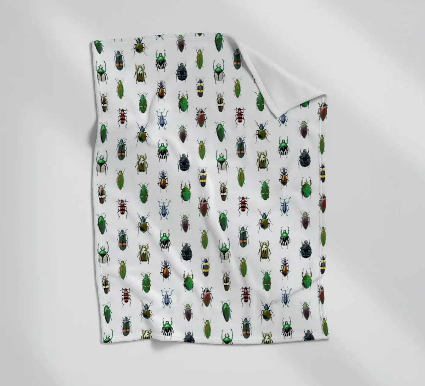 Beetles fleecedeken van Curious Collections by Marielle Leenders