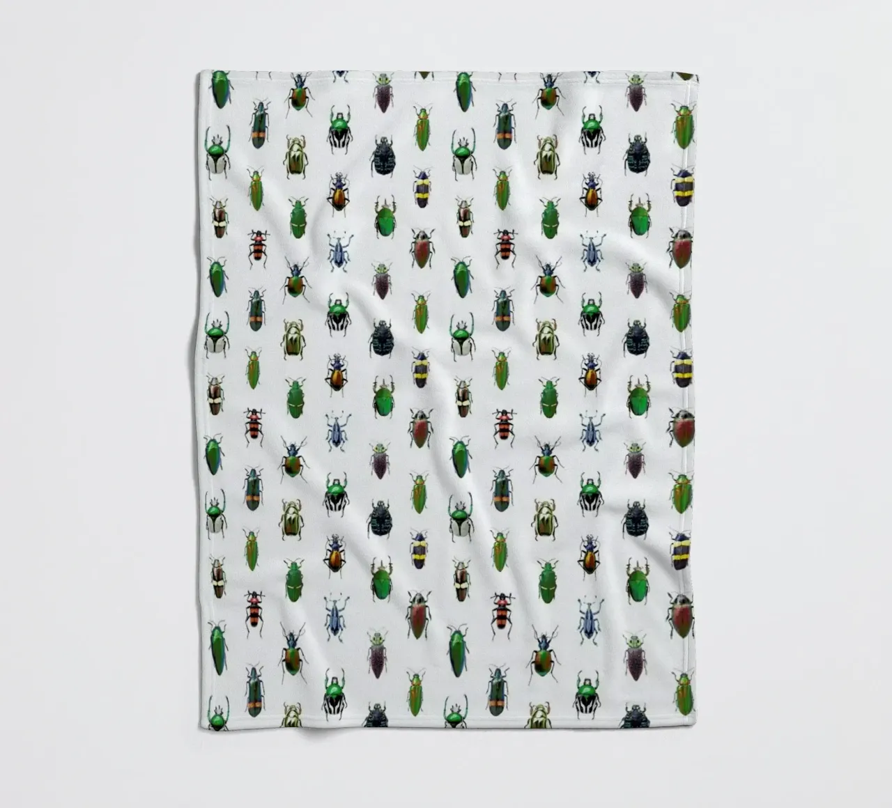 Beetles fleecedeken van Curious Collections by Marielle Leenders