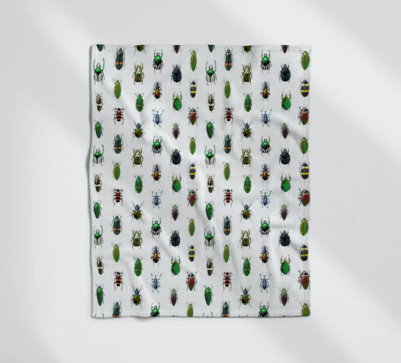 Beetles fleecedeken van Curious Collections by Marielle Leenders