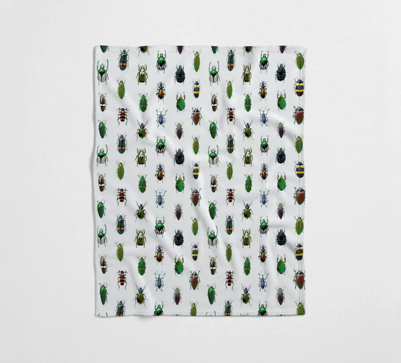 Beetles fleecedeken van Curious Collections by Marielle Leenders
