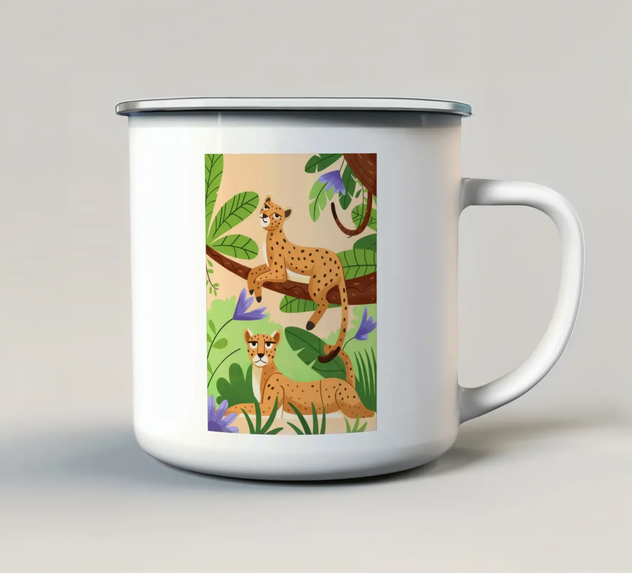 Compagni selvaggi tazza in smalto da Artie Shifa