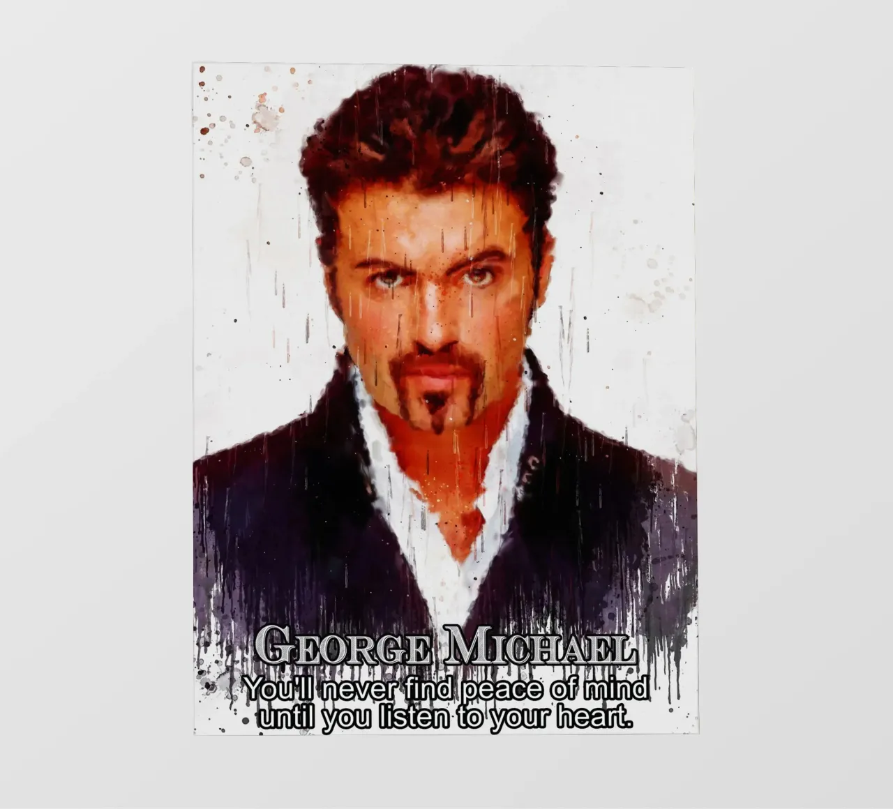 George Michael Quote pellicola backlit da Gunawan Rb