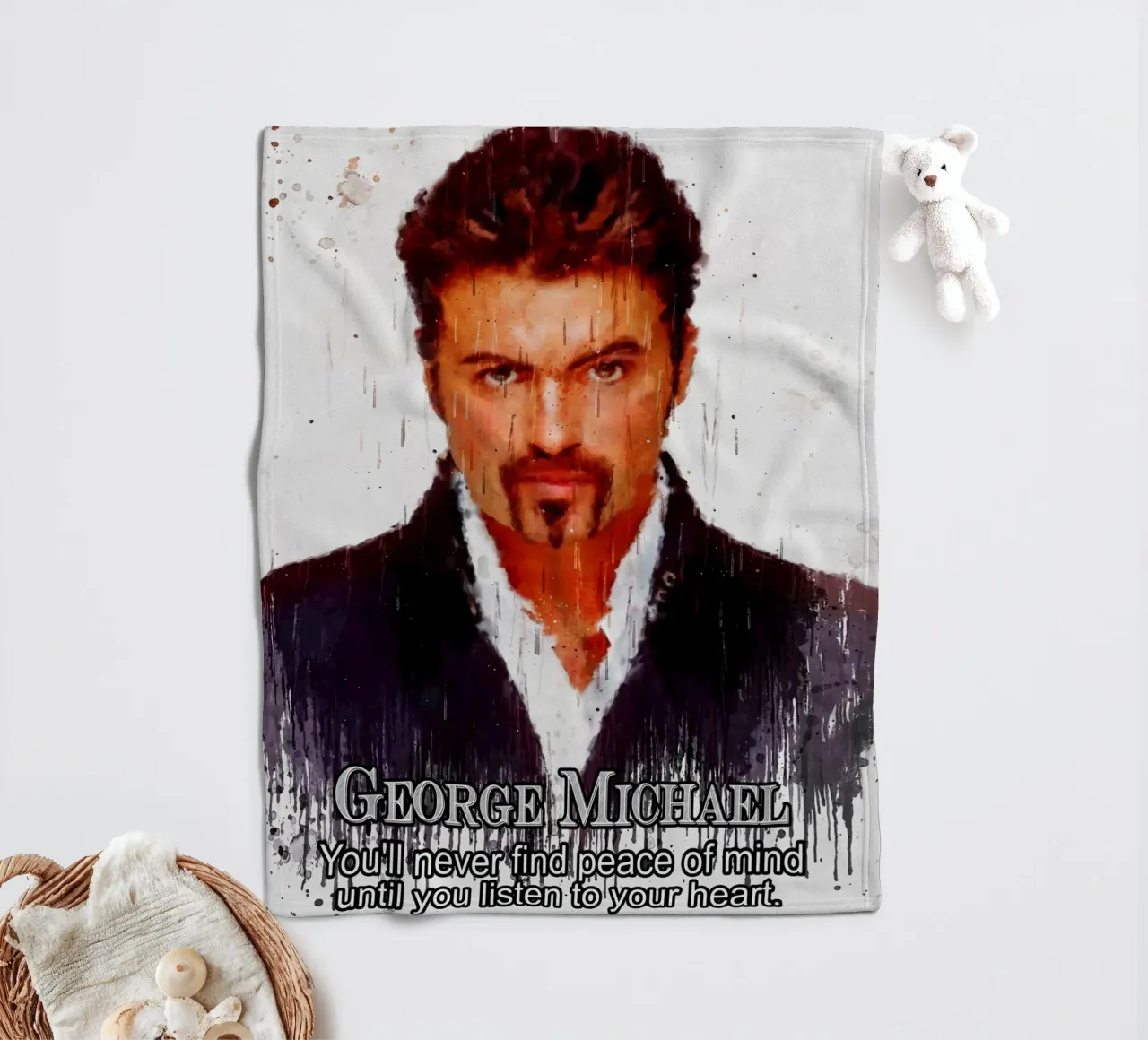 George Michael Quote coperta in pile da Gunawan Rb