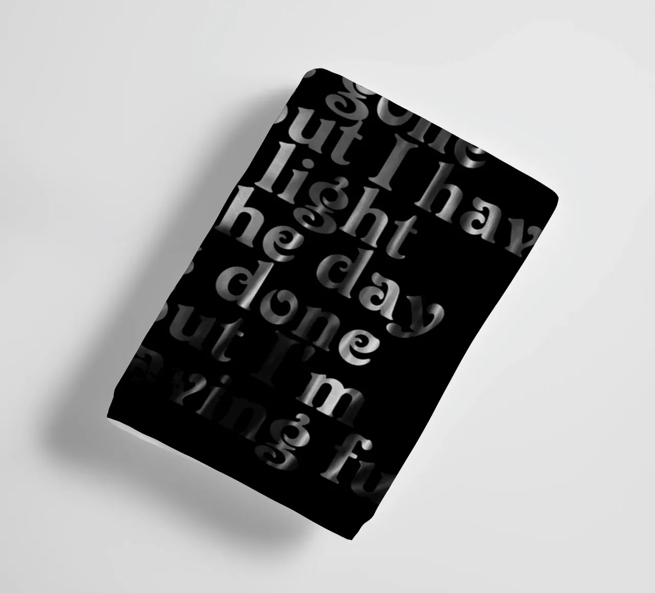 Kurt Cobain Quote dumb towel by Gunawan Rb