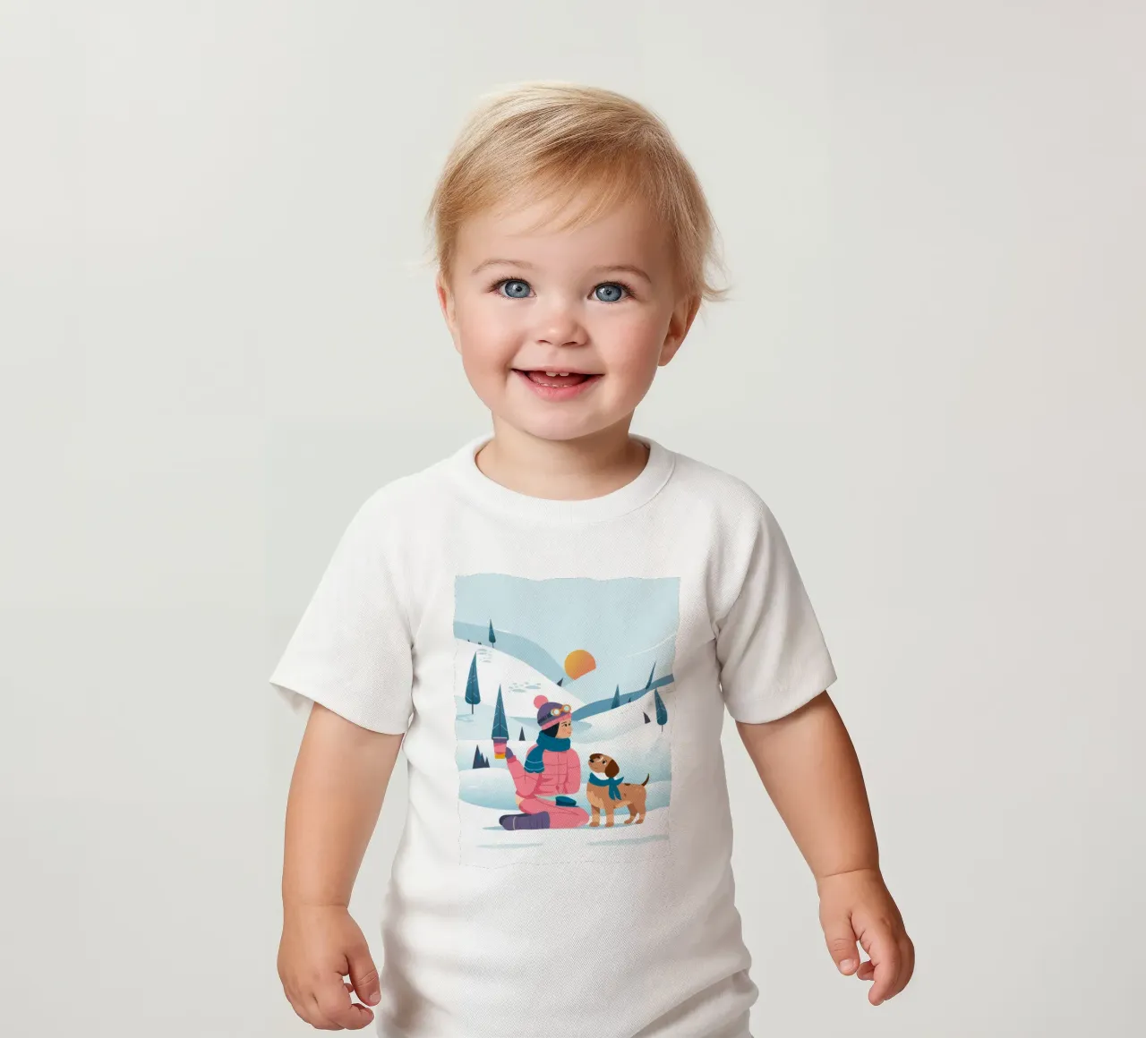 Compagni d'inverno maglietta neonato da Artie Shifa