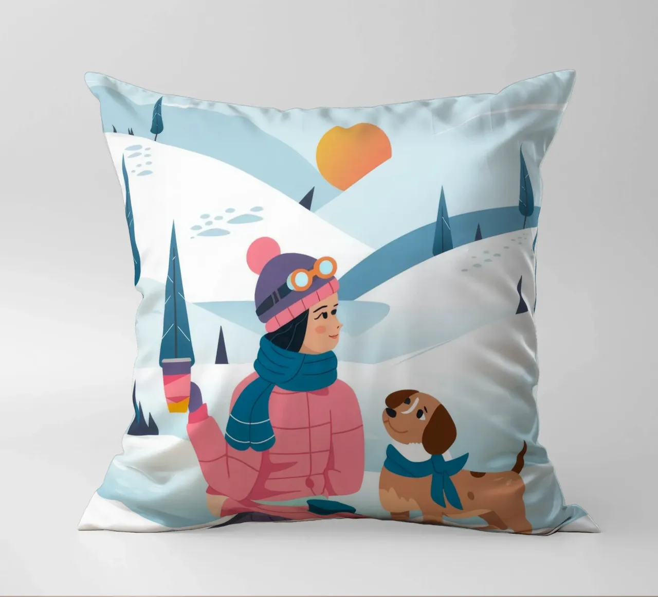 Compagni d'inverno cuscino da Artie Shifa