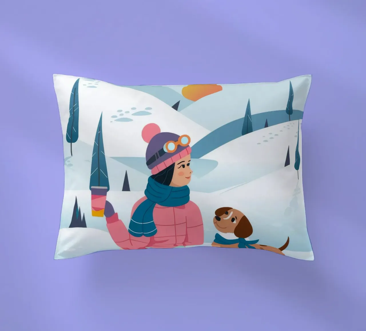 Compagni d'inverno cuscino da Artie Shifa