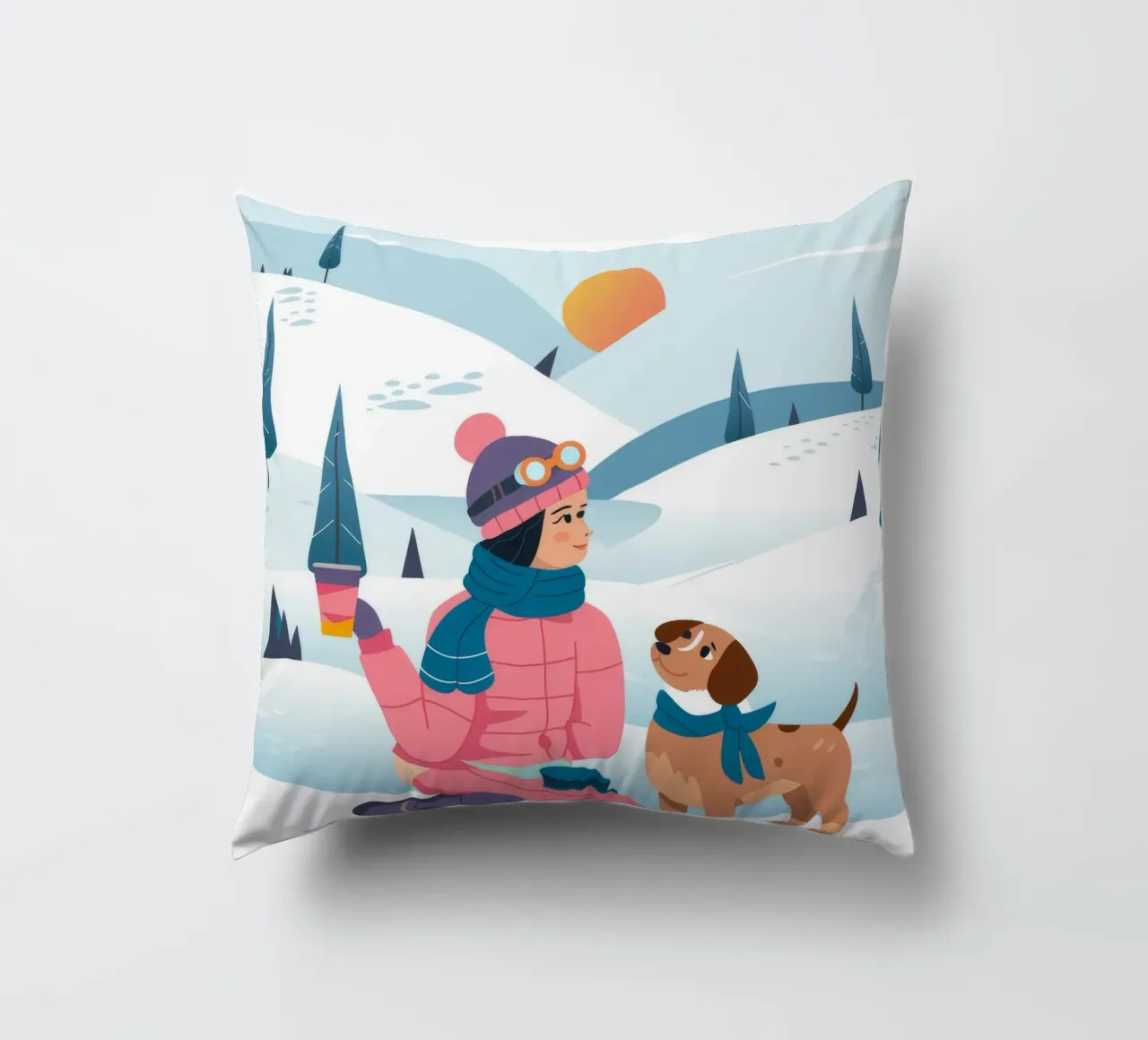 Compagni d'inverno cuscino da Artie Shifa