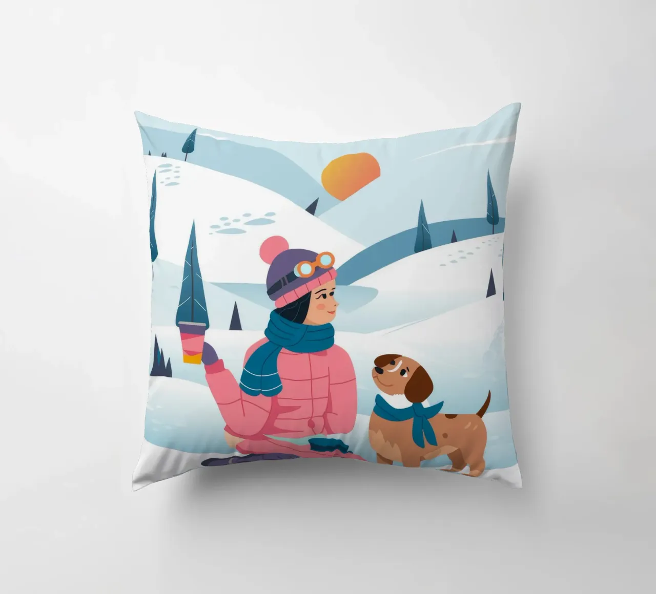 Compagni d'inverno cuscino da Artie Shifa