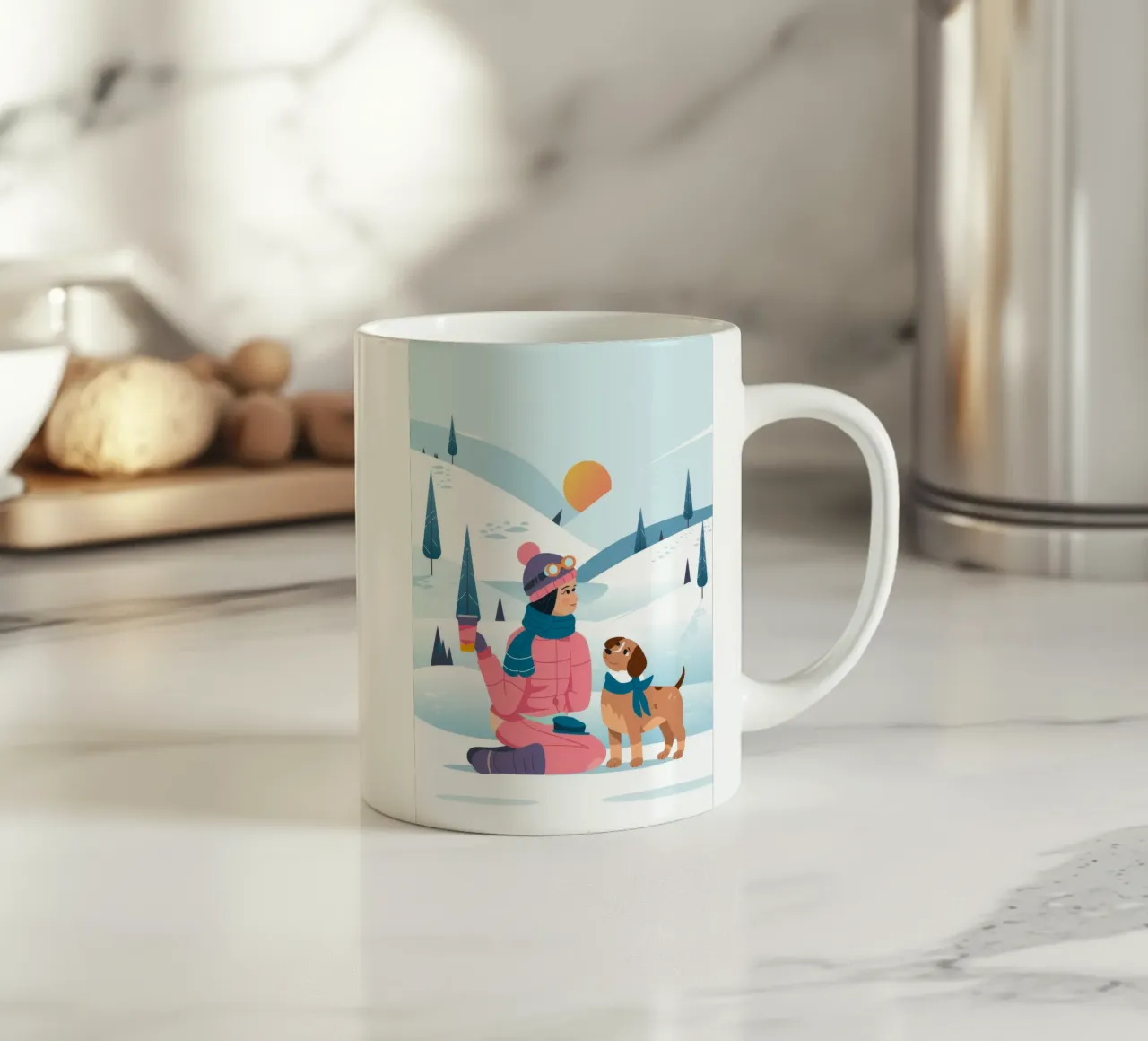 Compagni d'inverno tazza in ceramica da Artie Shifa