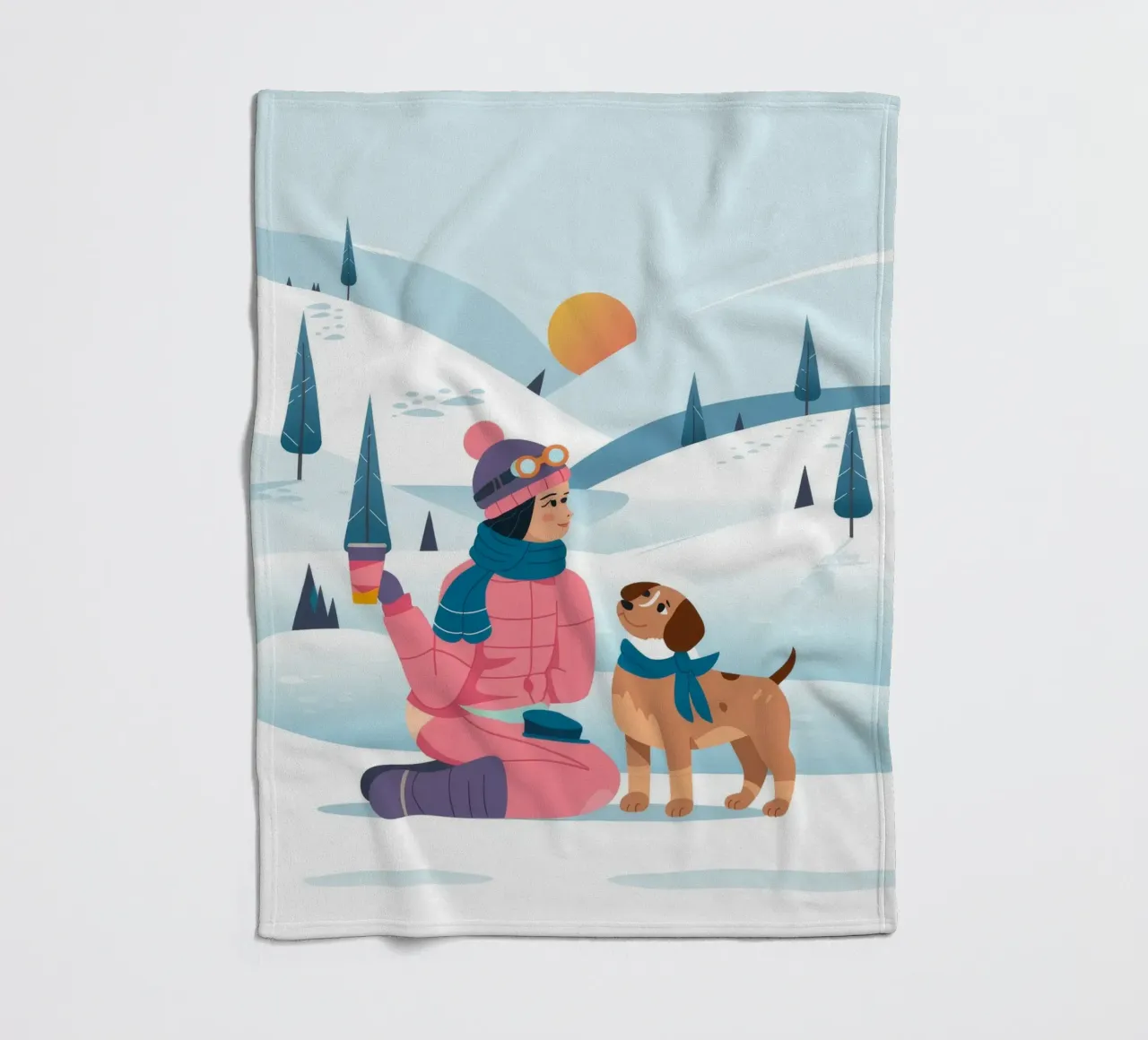 Compagni d'inverno coperta in pile da Artie Shifa