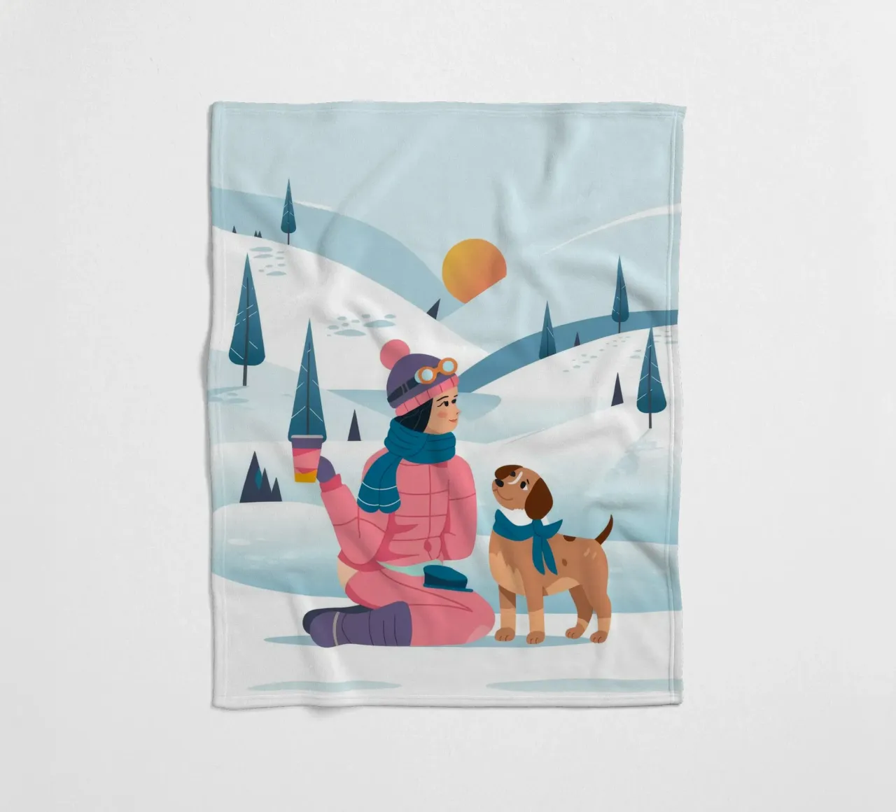 Compagni d'inverno coperta in pile da Artie Shifa