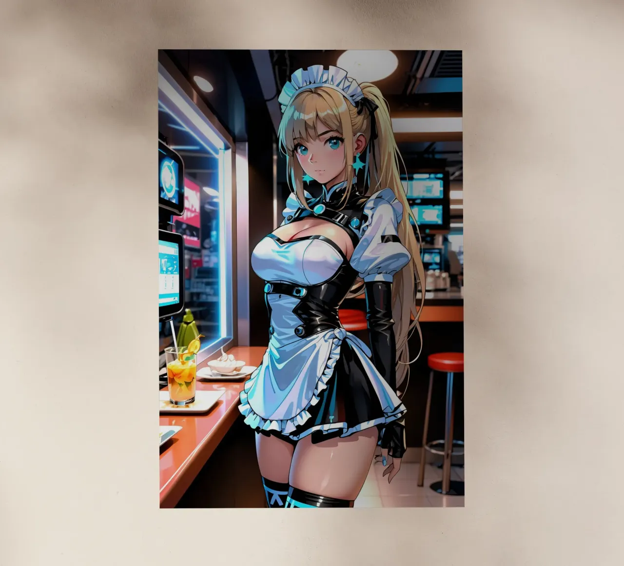 ragazza anime pellicola backlit da 🎁 ARTVI-SHOP