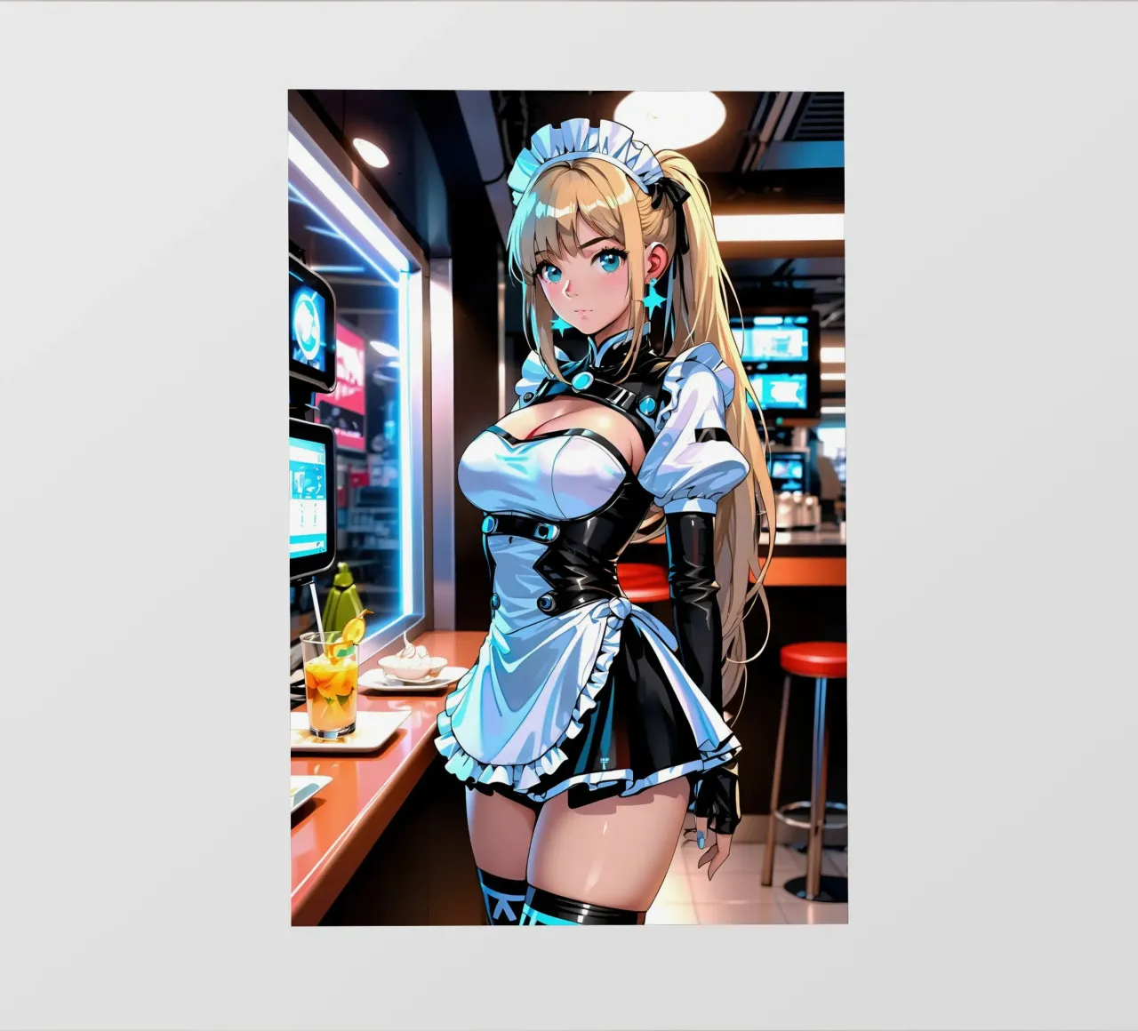 ragazza anime pellicola backlit da 🎁 ARTVI-SHOP