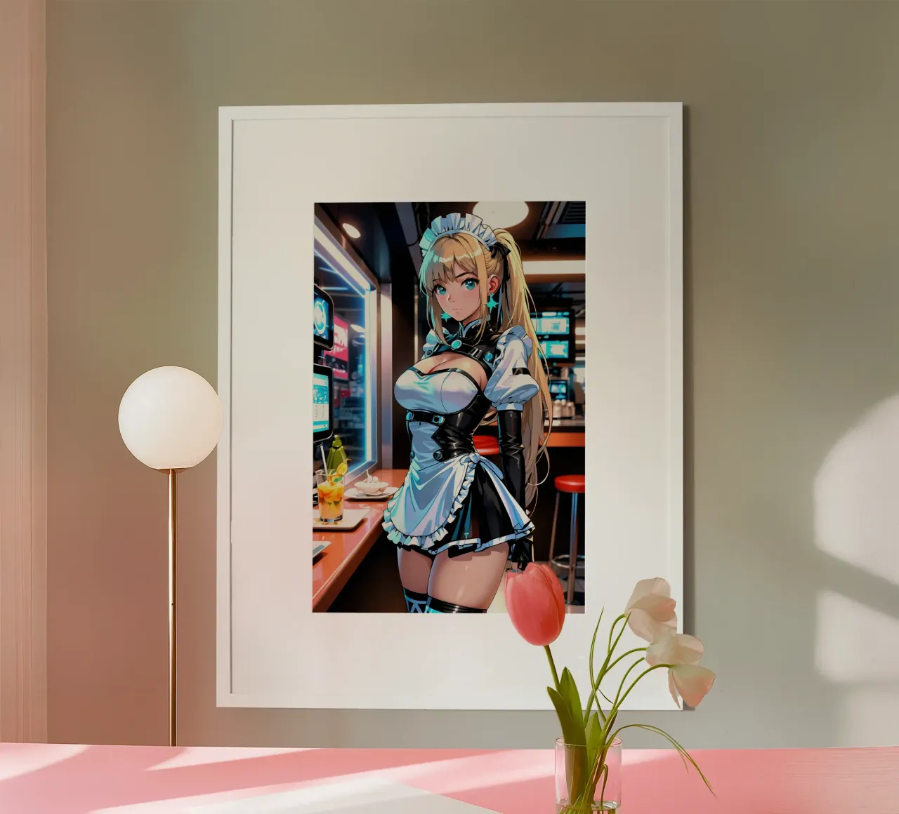 ragazza anime poster da 🎁 ARTVI-SHOP