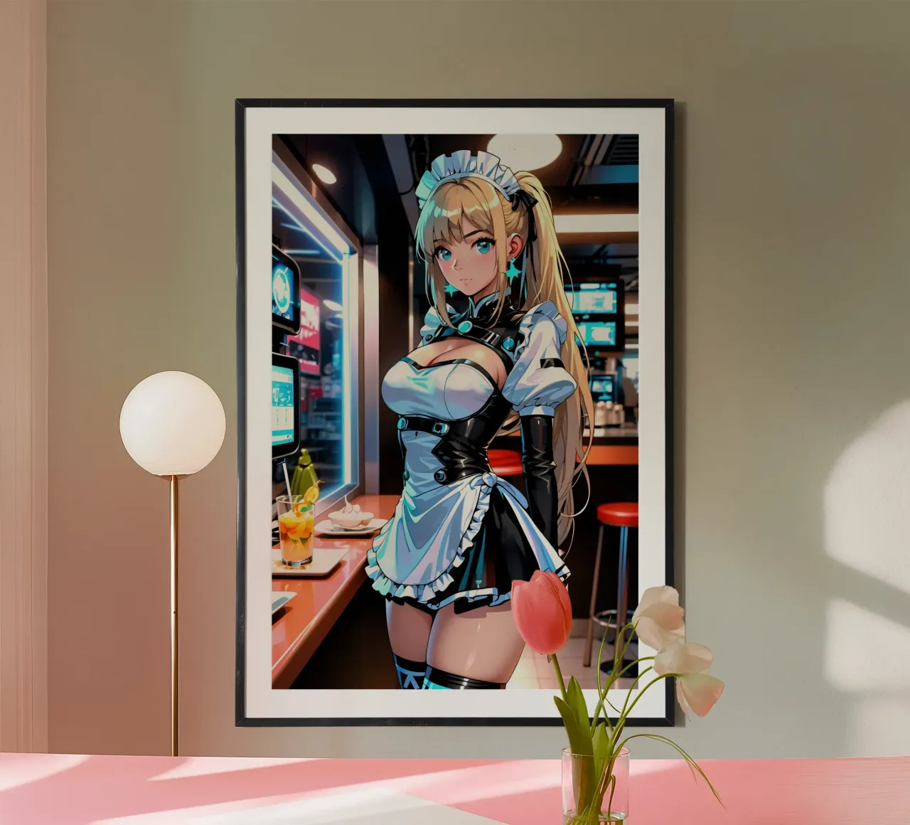 ragazza anime poster da 🎁 ARTVI-SHOP