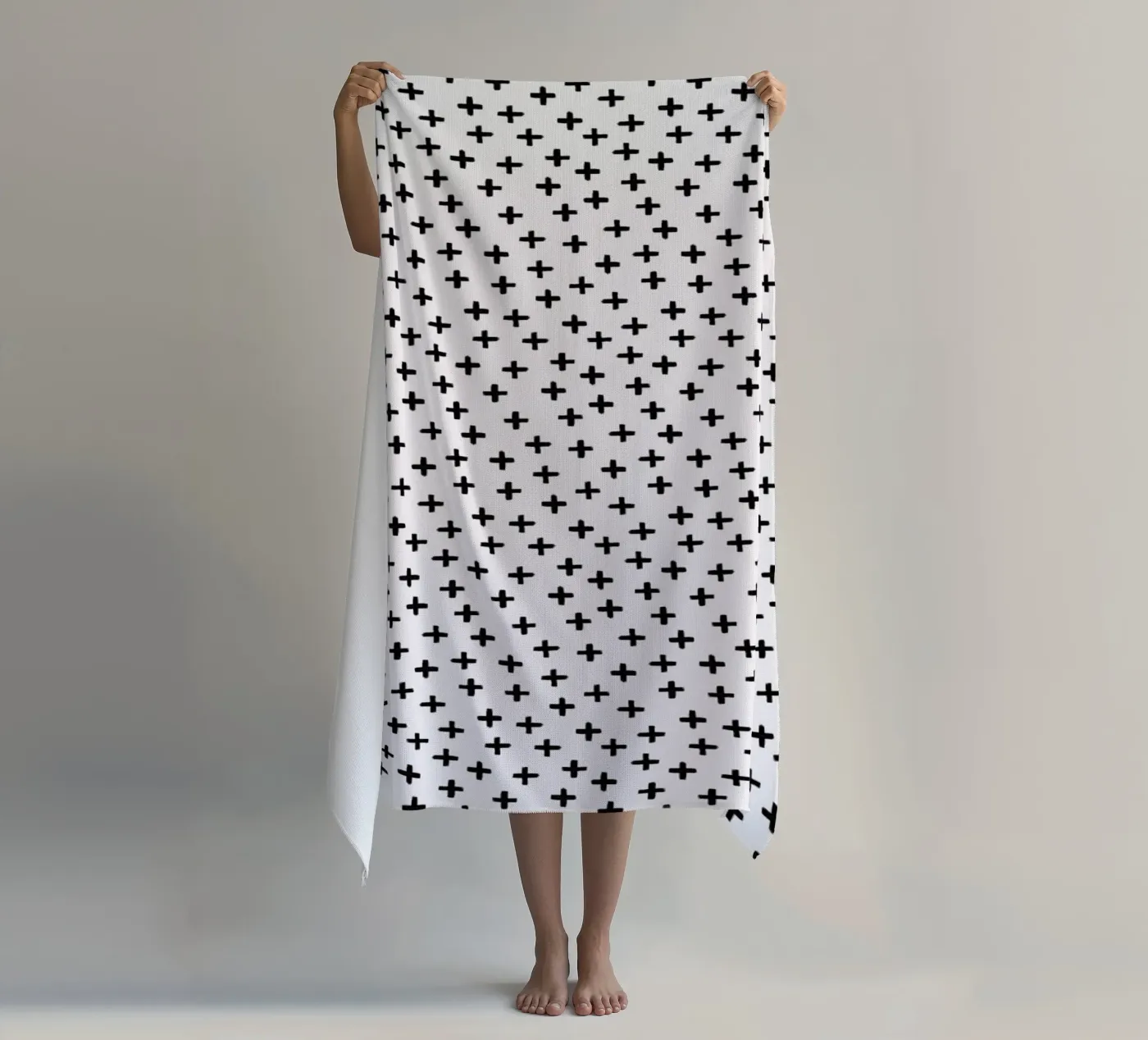 Cross beach towel by Kind of Style