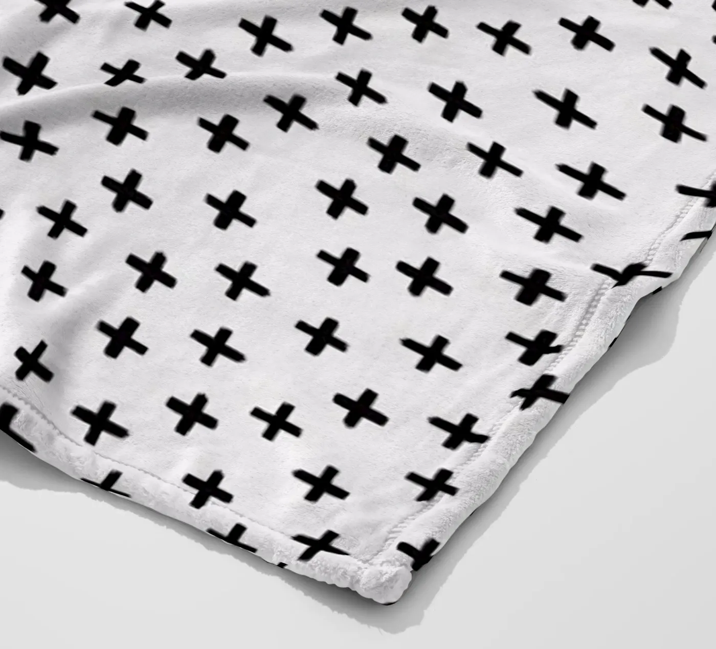 Cross fleecedeken van Kind of Style