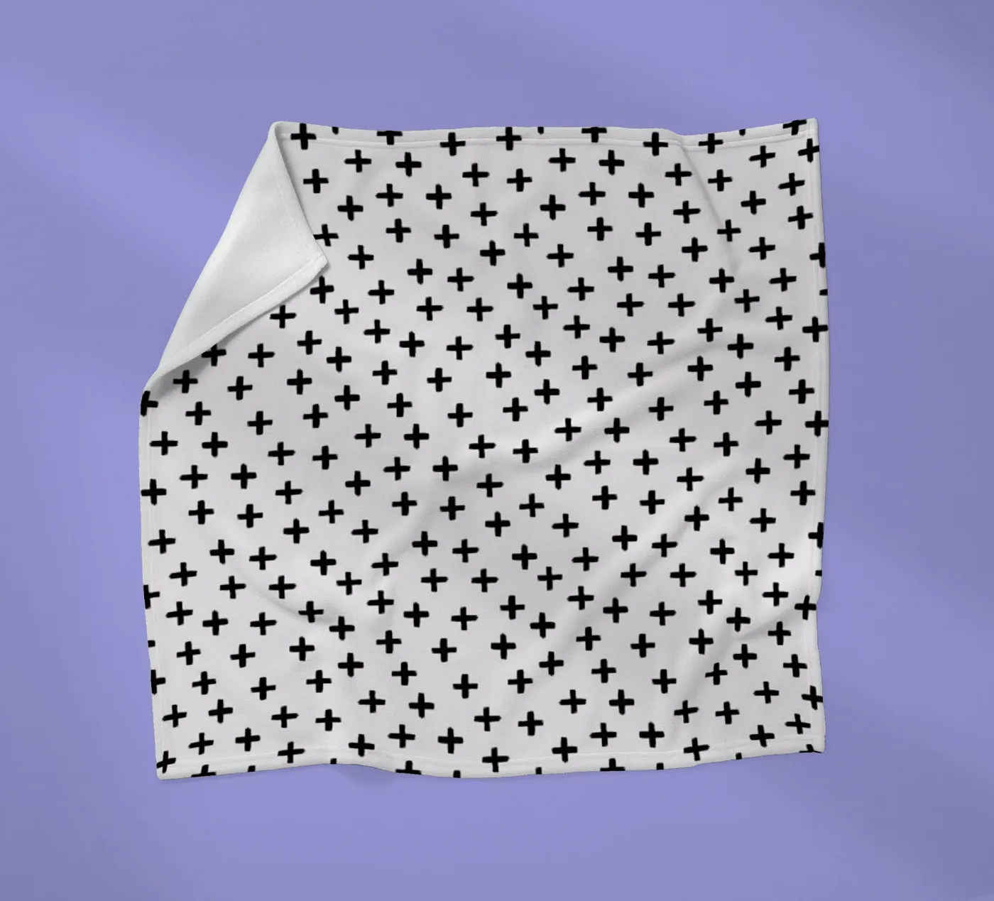 Cross fleecedeken van Kind of Style