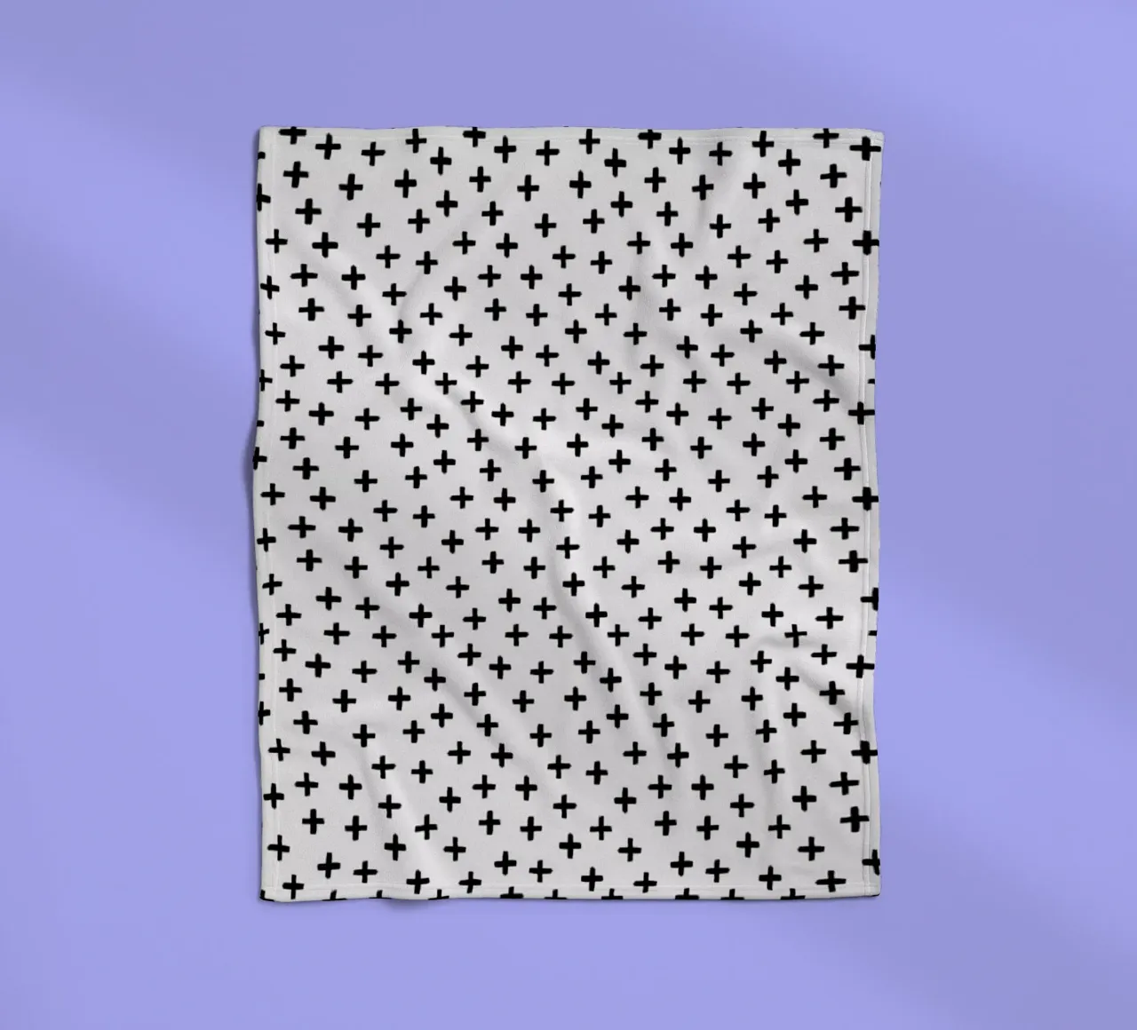 Cross fleecedeken van Kind of Style