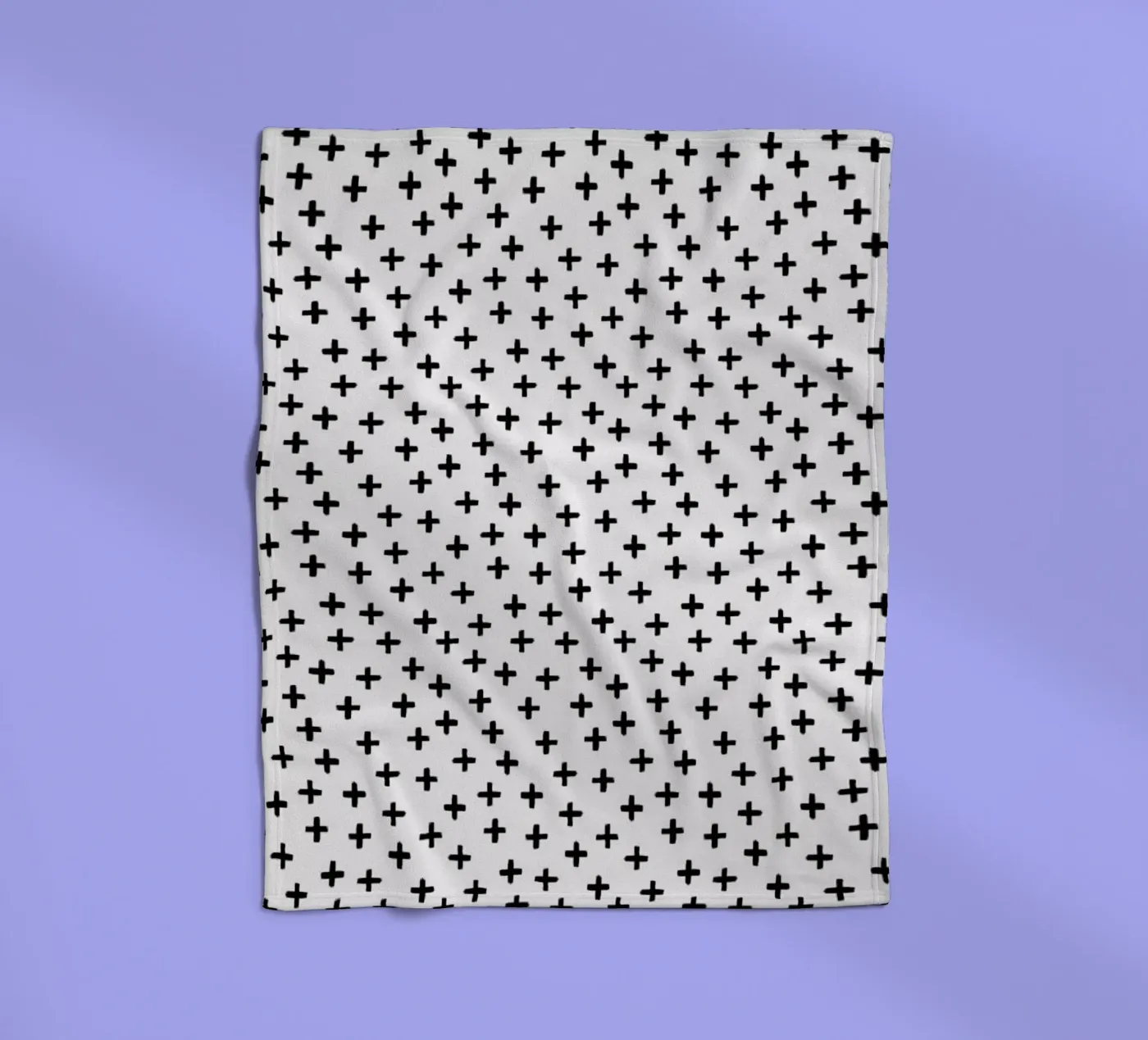 Cross fleecedeken van Kind of Style