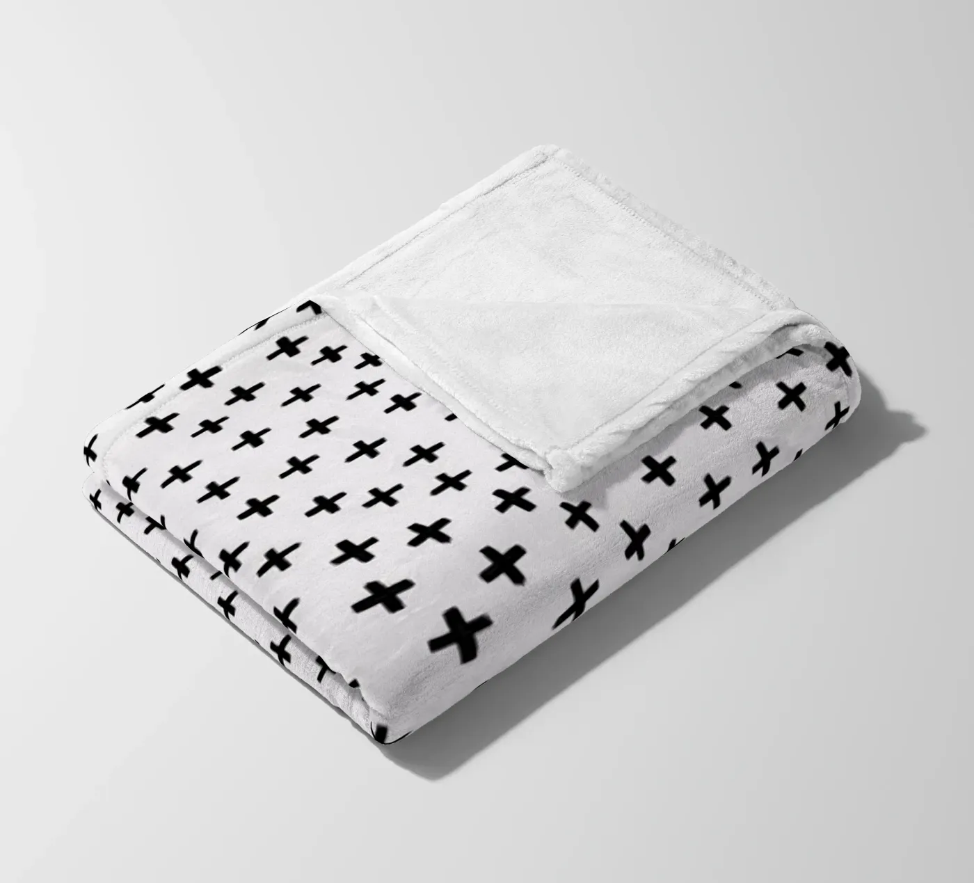 Cross fleecedeken van Kind of Style