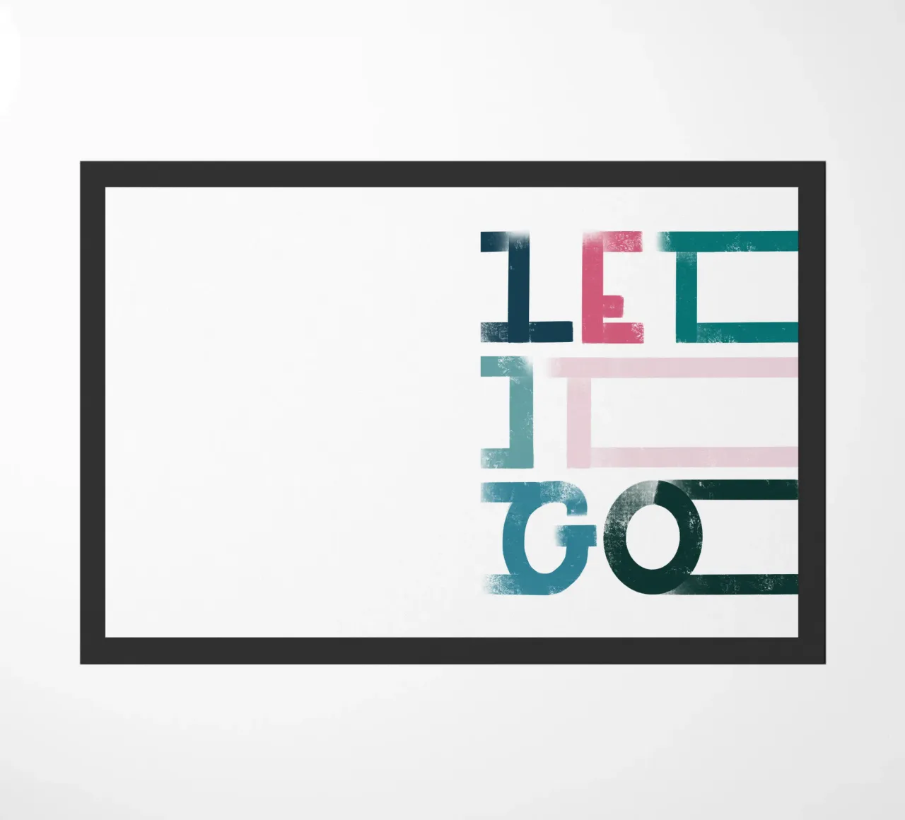 LET IT GO zerbino da LIMITED EDITION LETTERS