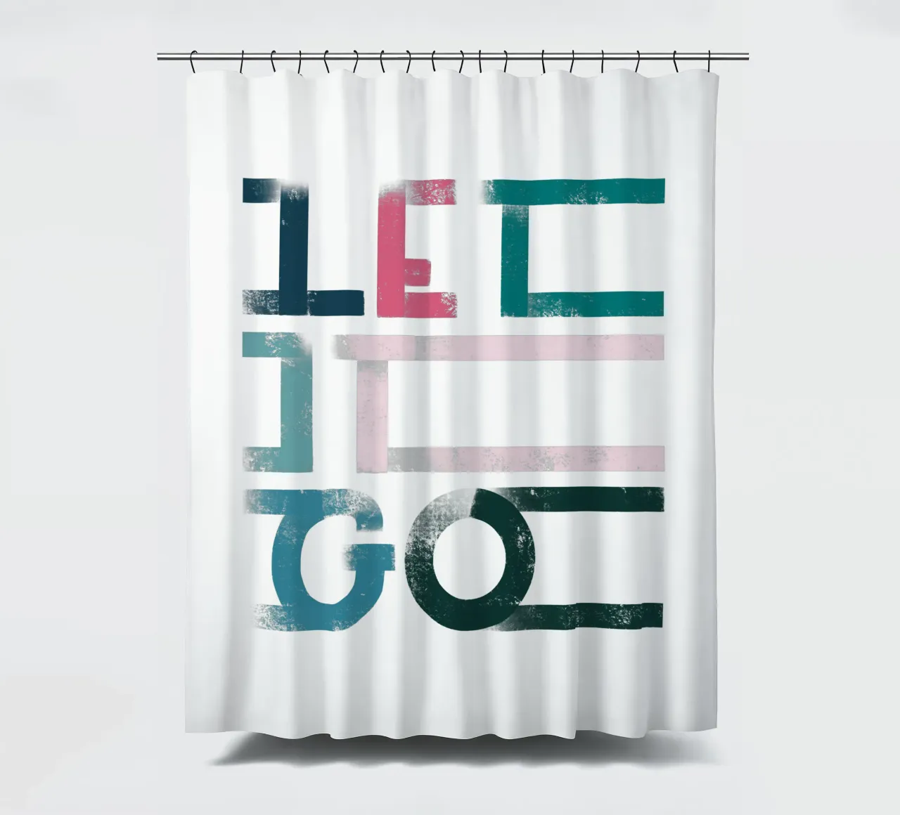 LET IT GO tenda da doccia da LIMITED EDITION LETTERS